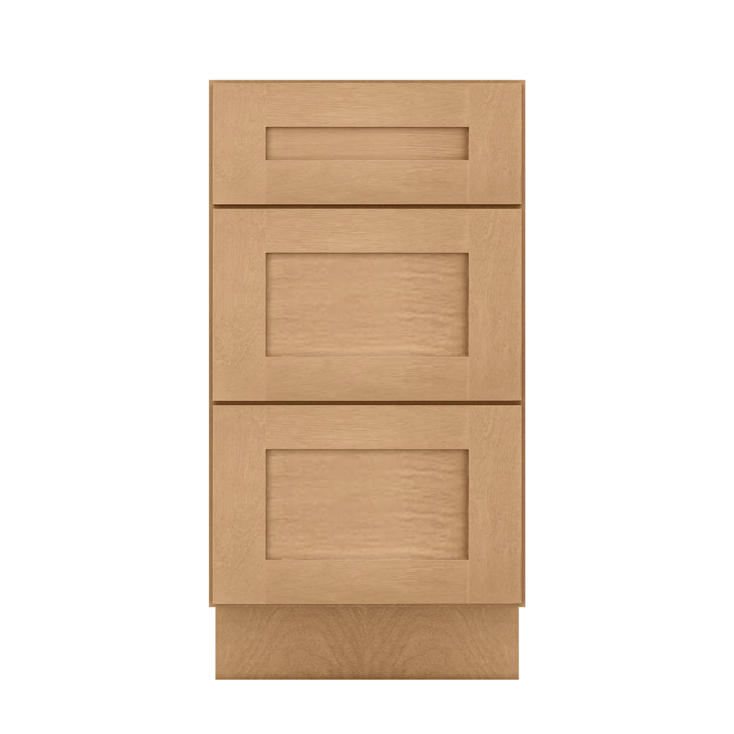 Drawer Base Kitchen Cabinet DB18 Shaker Toffee LessCare 18 in. width 34.5 in. height 24 in. depth - Kitchen Cabinets