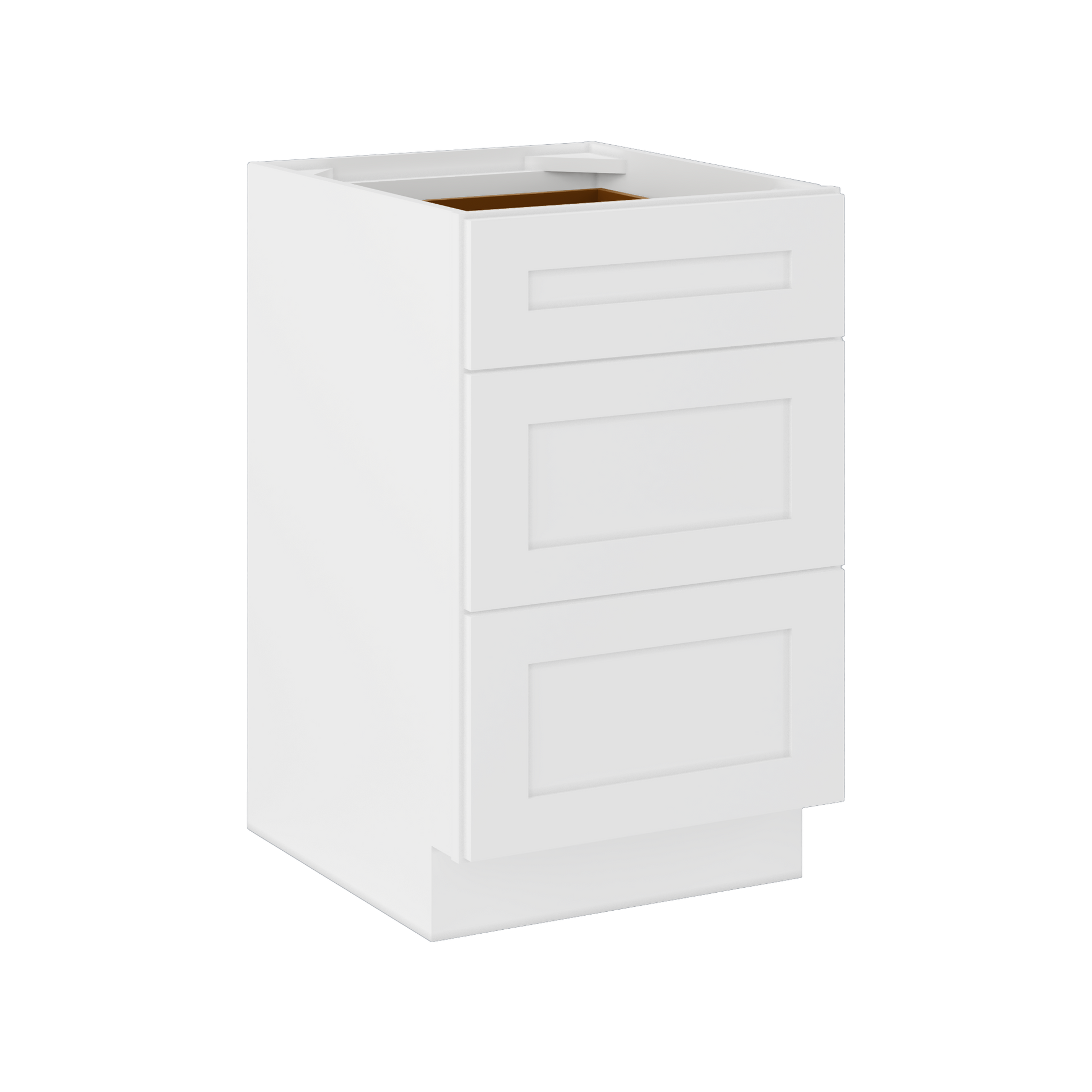 Drawer Base Kitchen Cabinet DB21 Alpina White LessCare 21 in. width 34.5 in. height 24 in. depth - Kitchen Cabinets