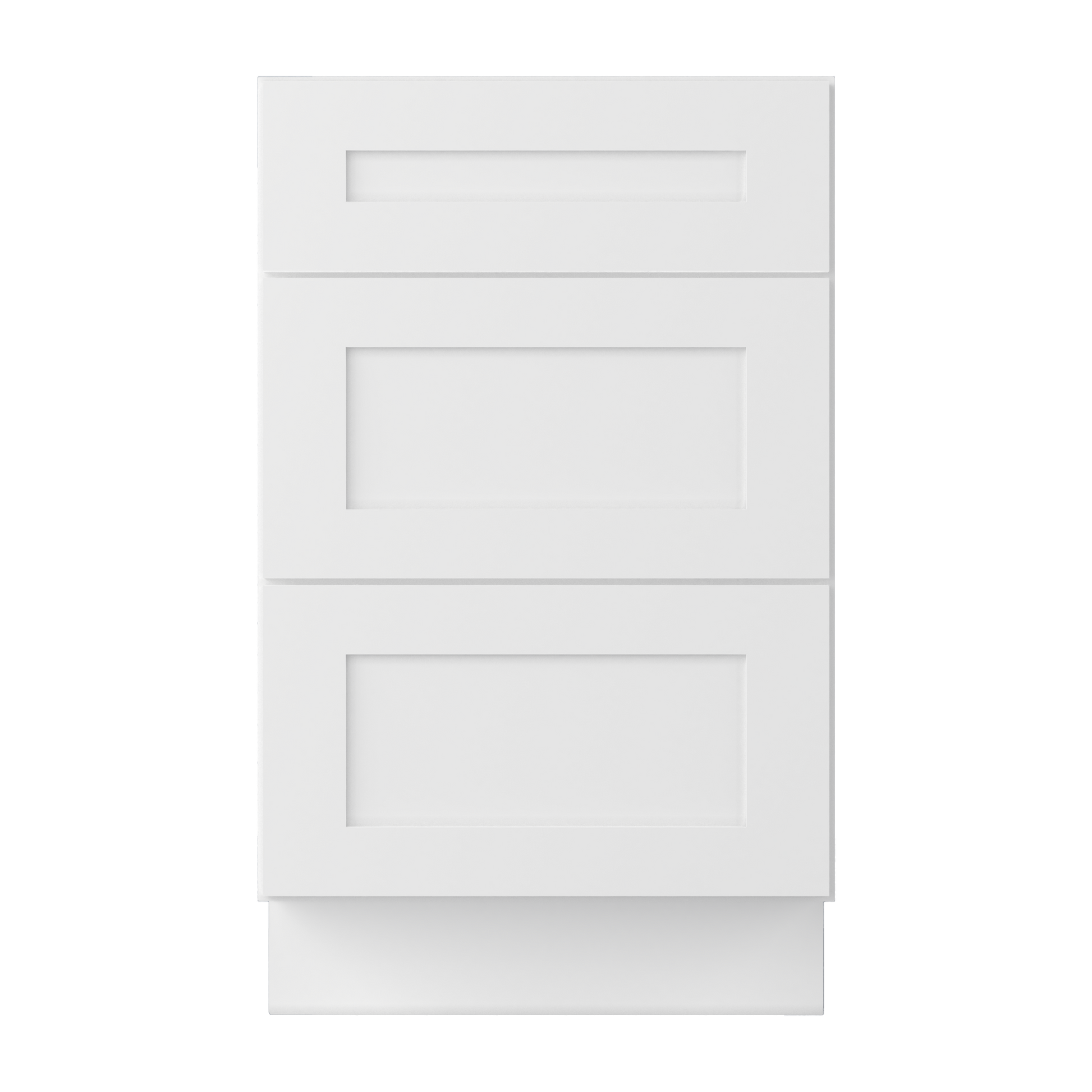 Drawer Base Kitchen Cabinet DB21 Alpina White LessCare 21 in. width 34.5 in. height 24 in. depth - Kitchen Cabinets