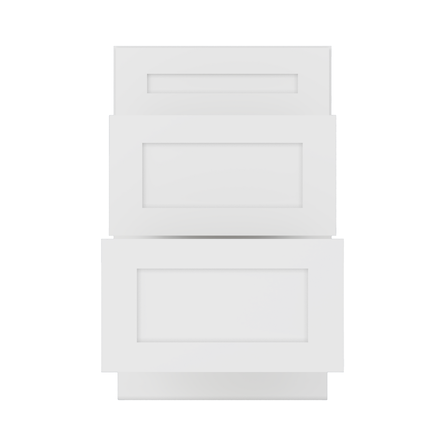 Drawer Base Kitchen Cabinet DB21 Alpina White LessCare 21 in. width 34.5 in. height 24 in. depth - Kitchen Cabinets