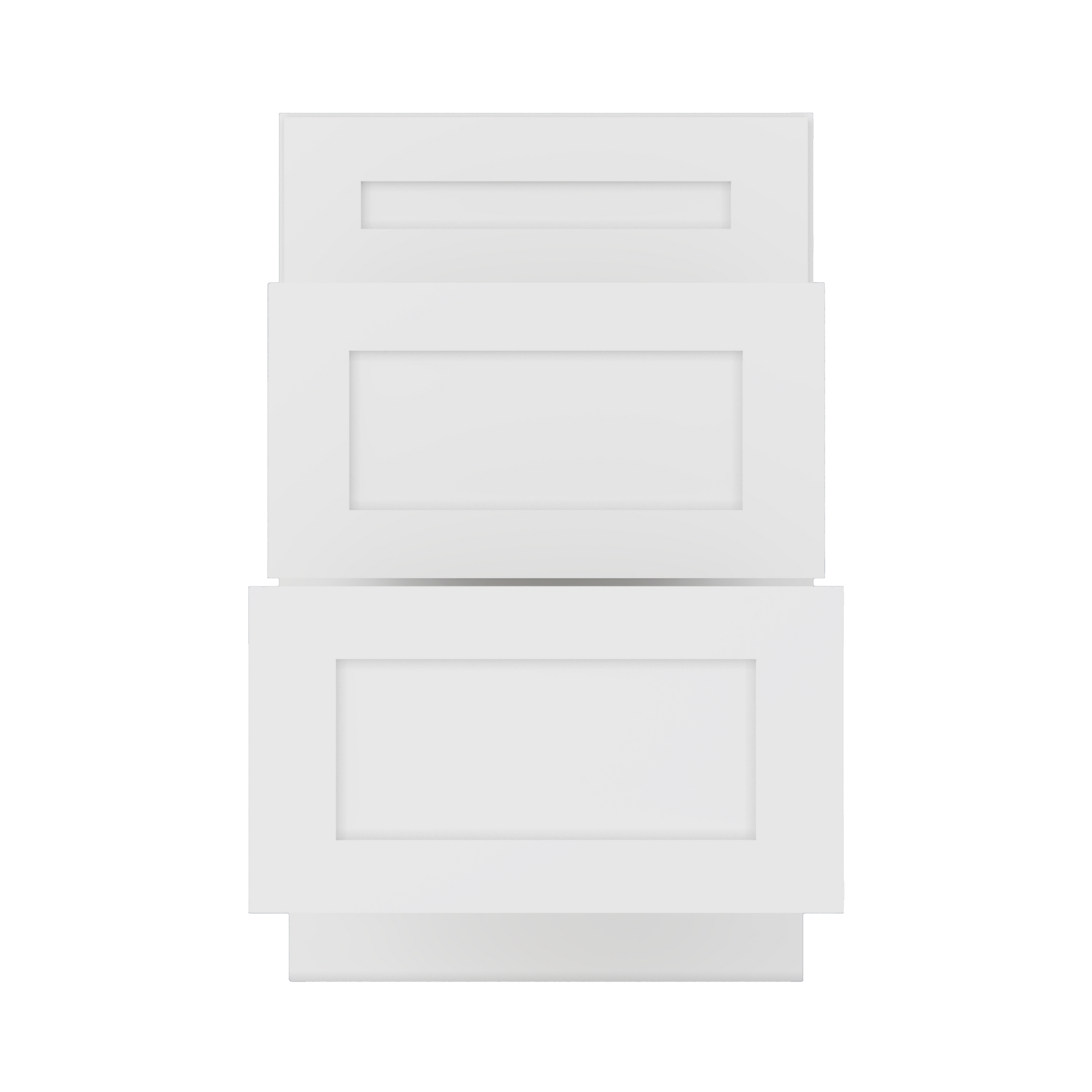 Drawer Base Kitchen Cabinet DB21 Alpina White LessCare 21 in. width 34.5 in. height 24 in. depth - Kitchen Cabinets