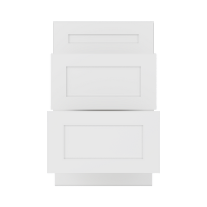 Drawer Base Kitchen Cabinet DB21 Alpina White LessCare 21 in. width 34.5 in. height 24 in. depth - Kitchen Cabinets