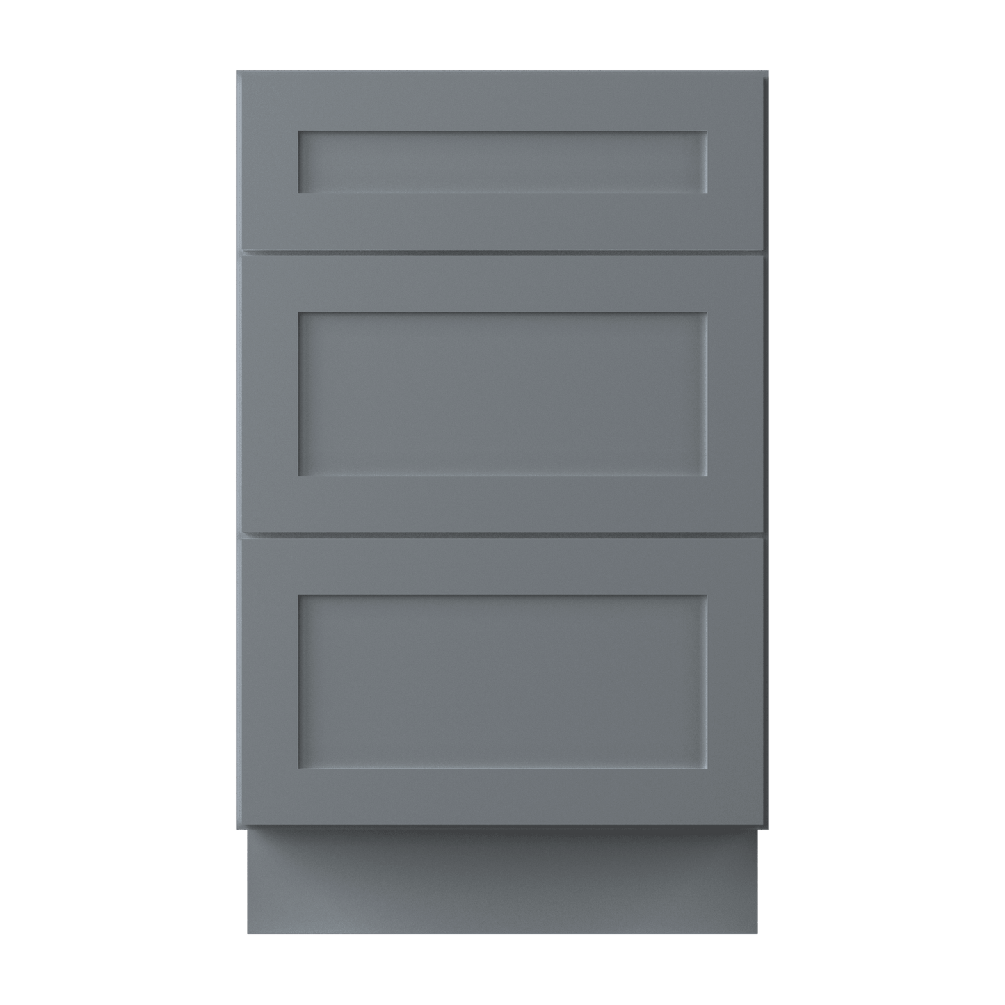 Drawer Base Kitchen Cabinet DB21 Colonial Gray LessCare 21 in. width 34.5 in. height 24 in. depth - Kitchen Cabinets