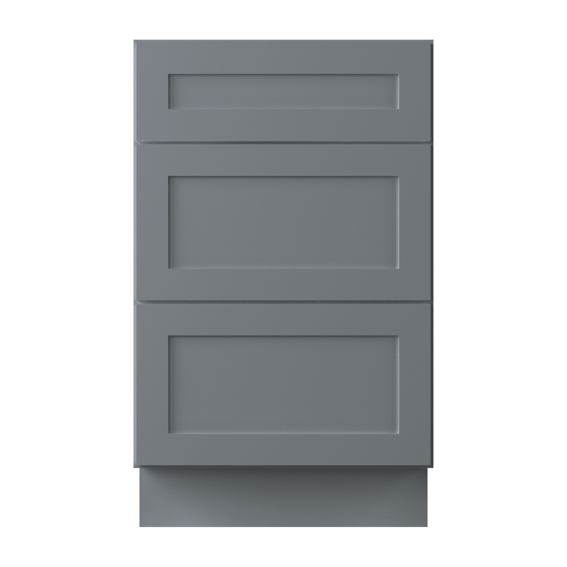 Drawer Base Kitchen Cabinet DB21 Colonial Gray LessCare 21 in. width 34.5 in. height 24 in. depth - Kitchen Cabinets