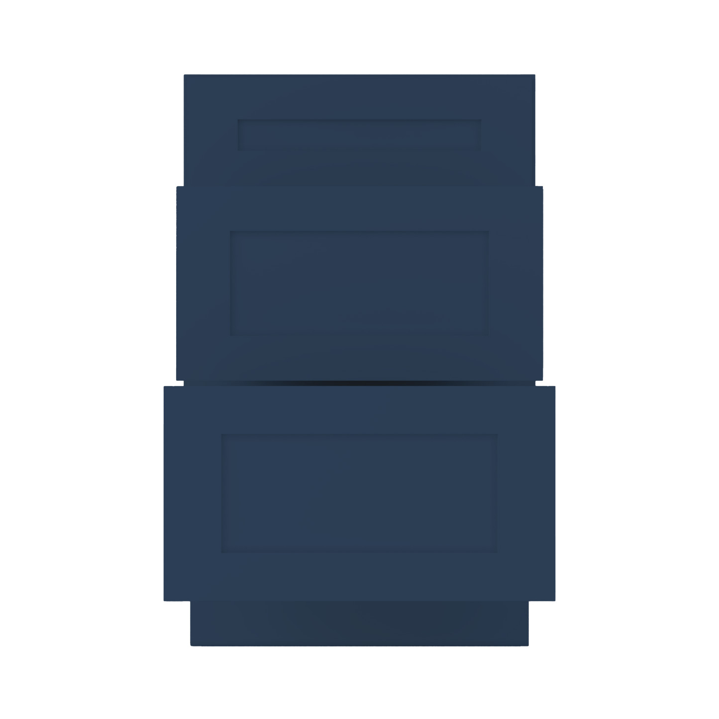 Drawer Base Kitchen Cabinet DB21 Danbury Blue LessCare 21 in. width 34.5 in. height 24 in. depth - Kitchen Cabinets