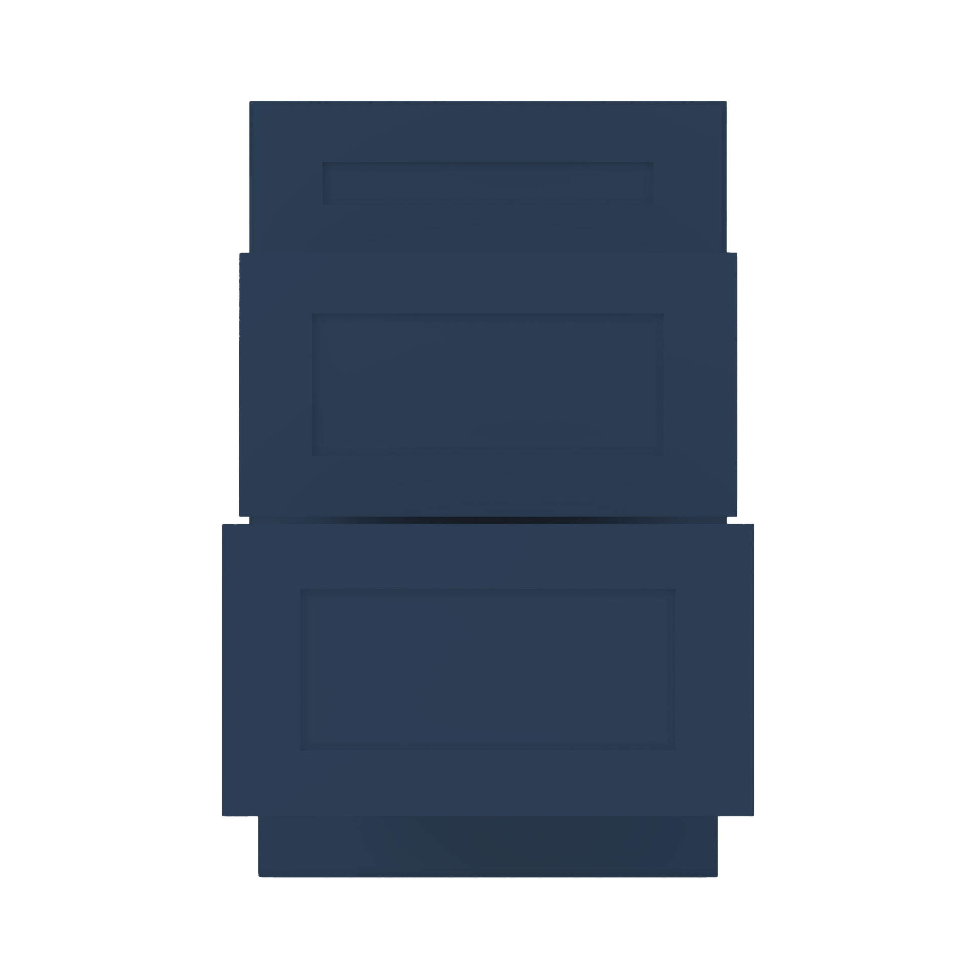 Drawer Base Kitchen Cabinet DB21 Danbury Blue LessCare 21 in. width 34.5 in. height 24 in. depth - Kitchen Cabinets