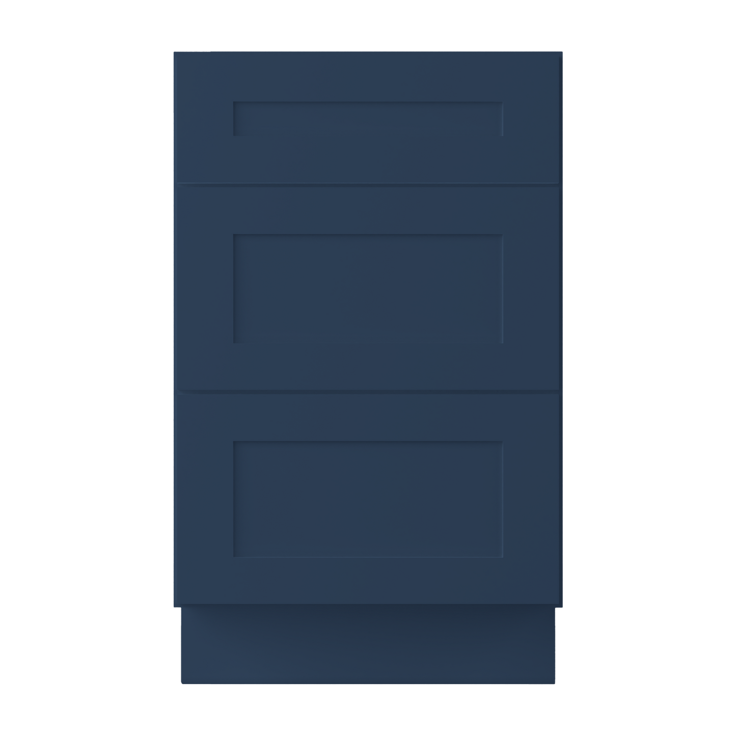 Drawer Base Kitchen Cabinet DB21 Danbury Blue LessCare 21 in. width 34.5 in. height 24 in. depth - Kitchen Cabinets