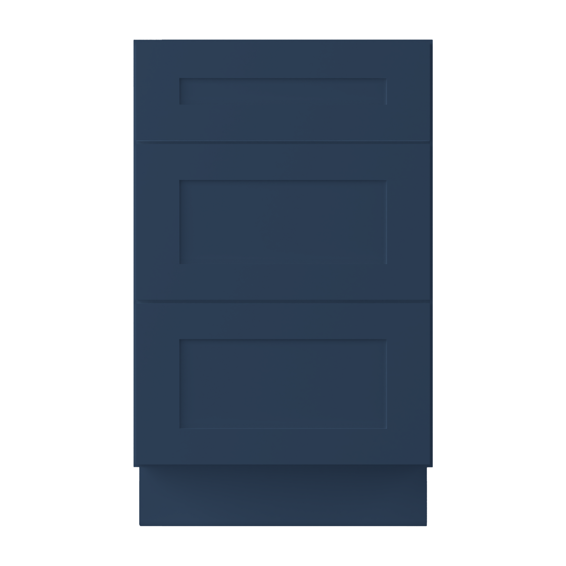 Drawer Base Kitchen Cabinet DB21 Danbury Blue LessCare 21 in. width 34.5 in. height 24 in. depth - Kitchen Cabinets