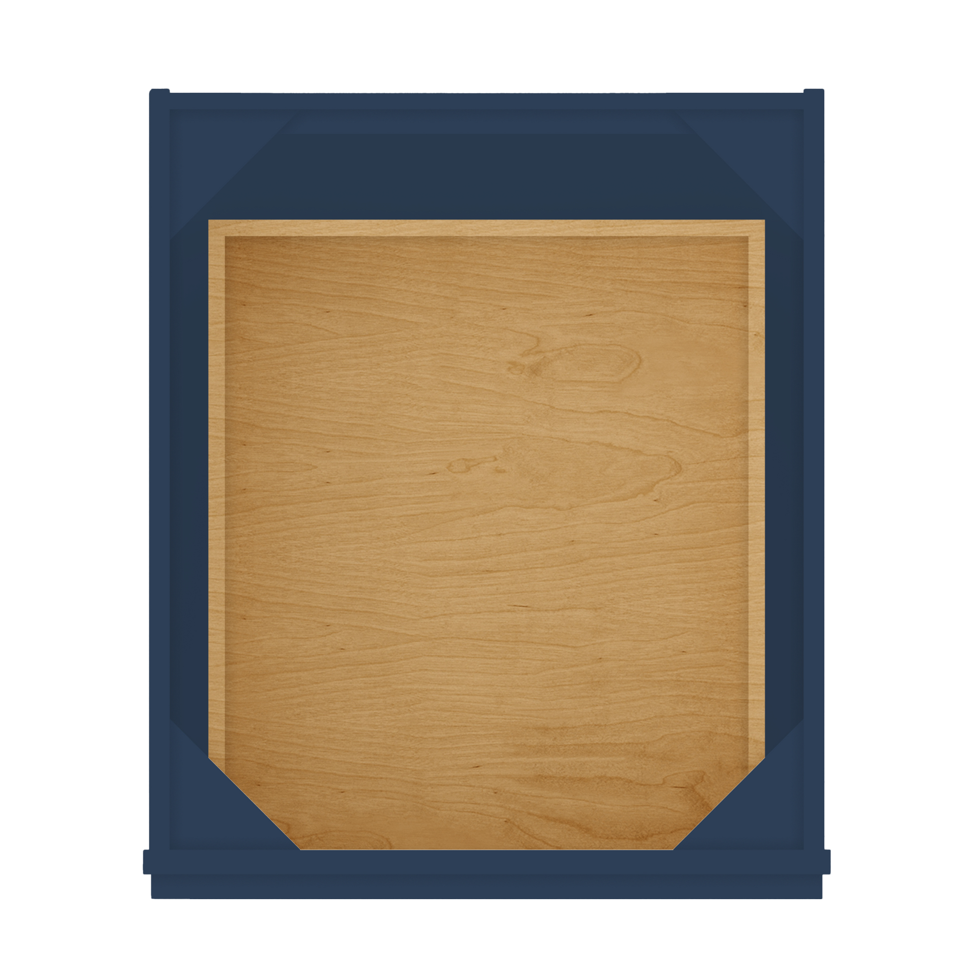 Drawer Base Kitchen Cabinet DB21 Danbury Blue LessCare 21 in. width 34.5 in. height 24 in. depth - Kitchen Cabinets