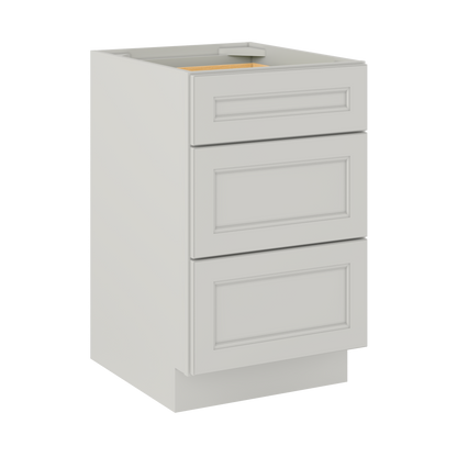 Drawer Base Kitchen Cabinet DB21 Milan Pearl 21 in. width 34.5 in. height 24 in. depth - Kitchen Cabinets