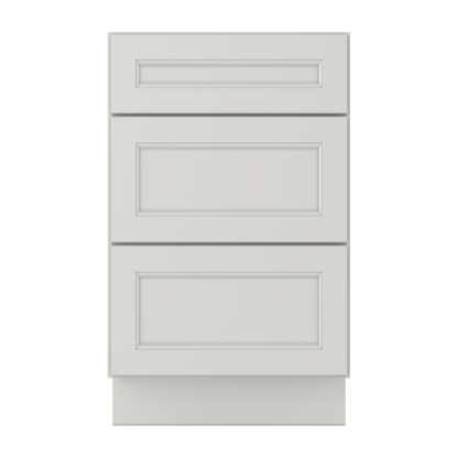 Drawer Base Kitchen Cabinet DB21 Milan Pearl 21 in. width 34.5 in. height 24 in. depth - Kitchen Cabinets