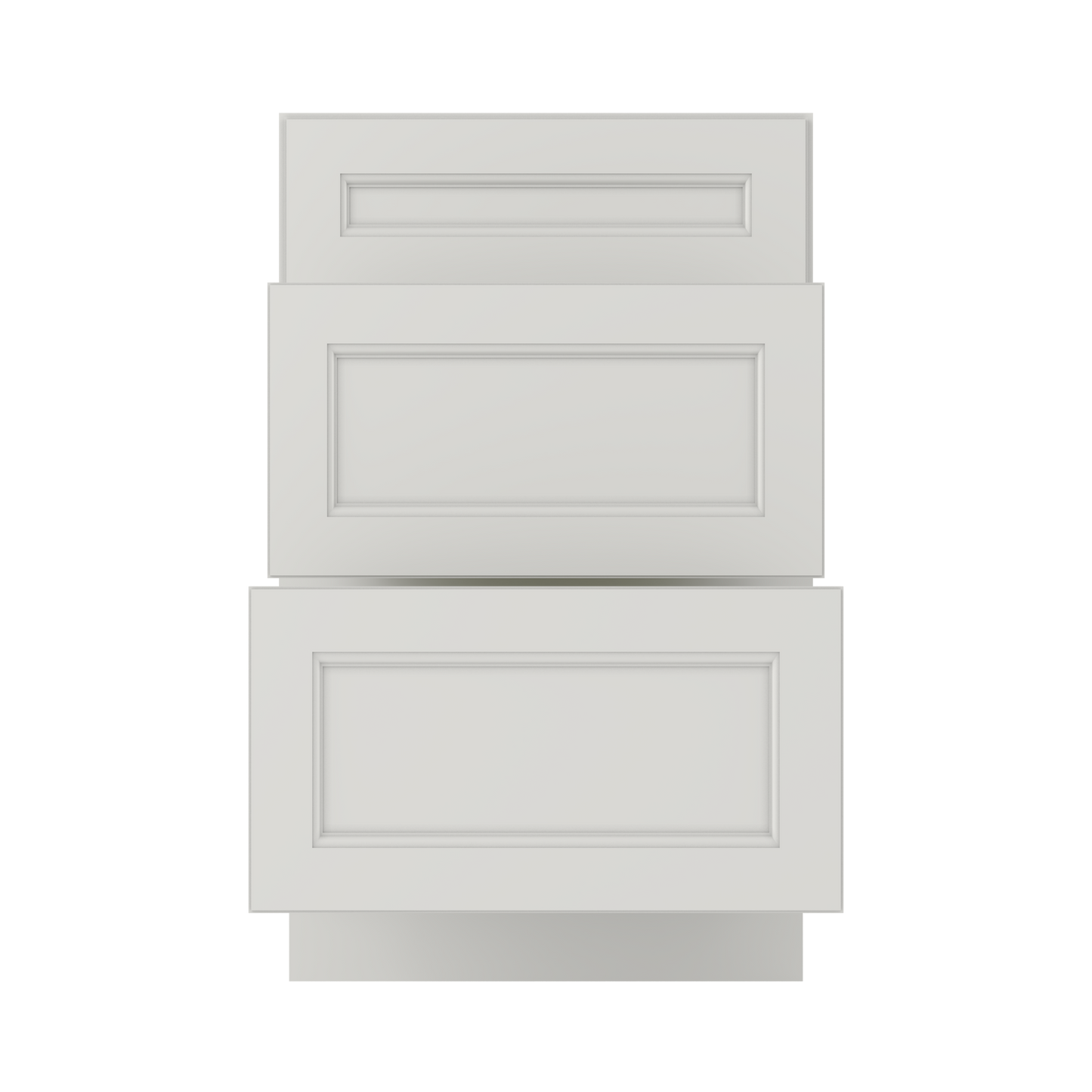 Drawer Base Kitchen Cabinet DB21 Milan Pearl 21 in. width 34.5 in. height 24 in. depth - Kitchen Cabinets