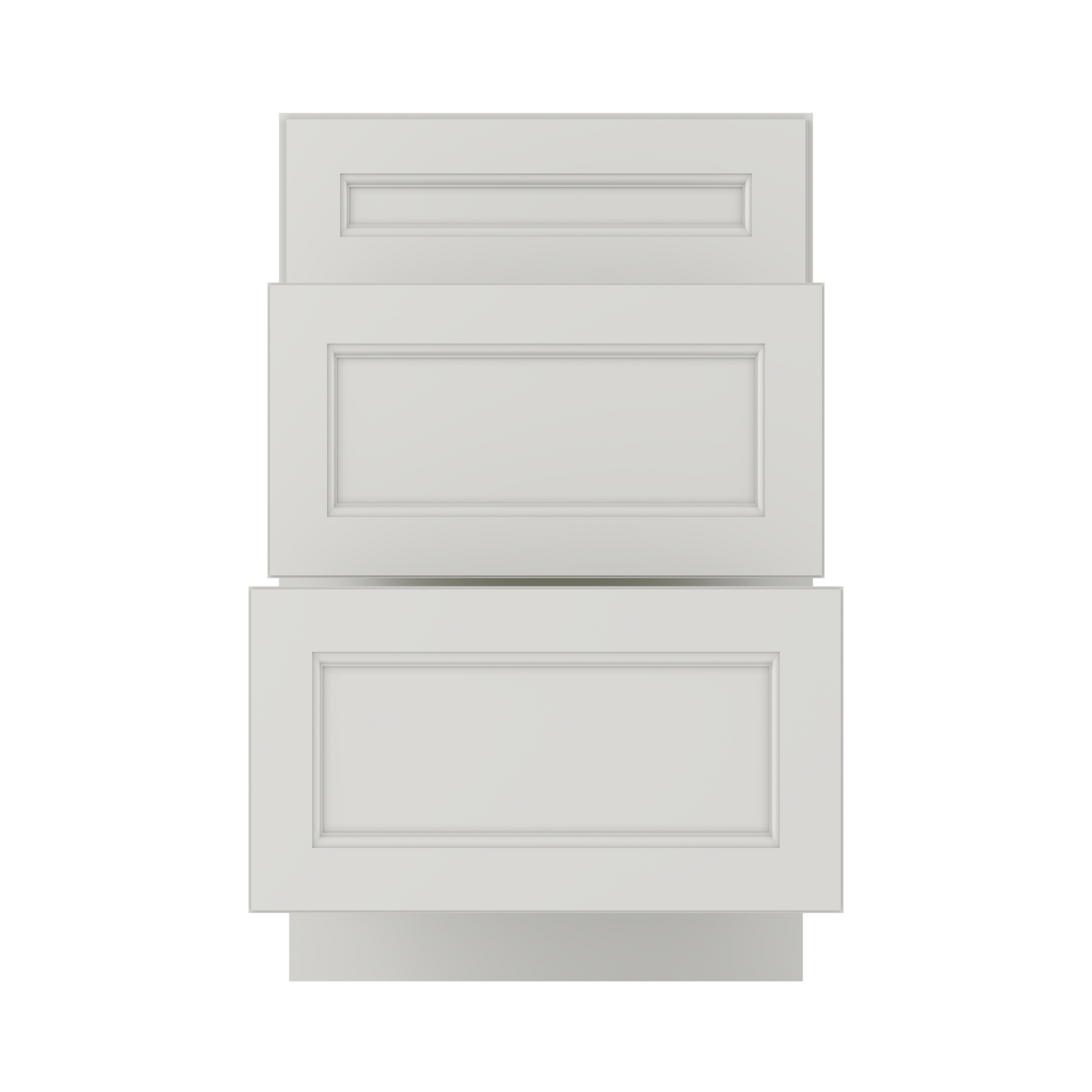 Drawer Base Kitchen Cabinet DB21 Milan Pearl 21 in. width 34.5 in. height 24 in. depth - Kitchen Cabinets