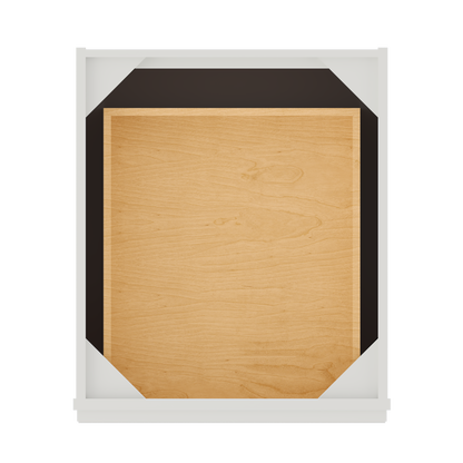 Drawer Base Kitchen Cabinet DB21 Milan Pearl 21 in. width 34.5 in. height 24 in. depth - Kitchen Cabinets