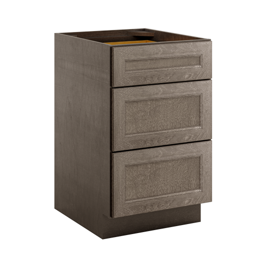 Drawer Base Kitchen Cabinet DB21 Milan Slate 21 in. width 34.5 in. height 24 in. depth - Kitchen Cabinets