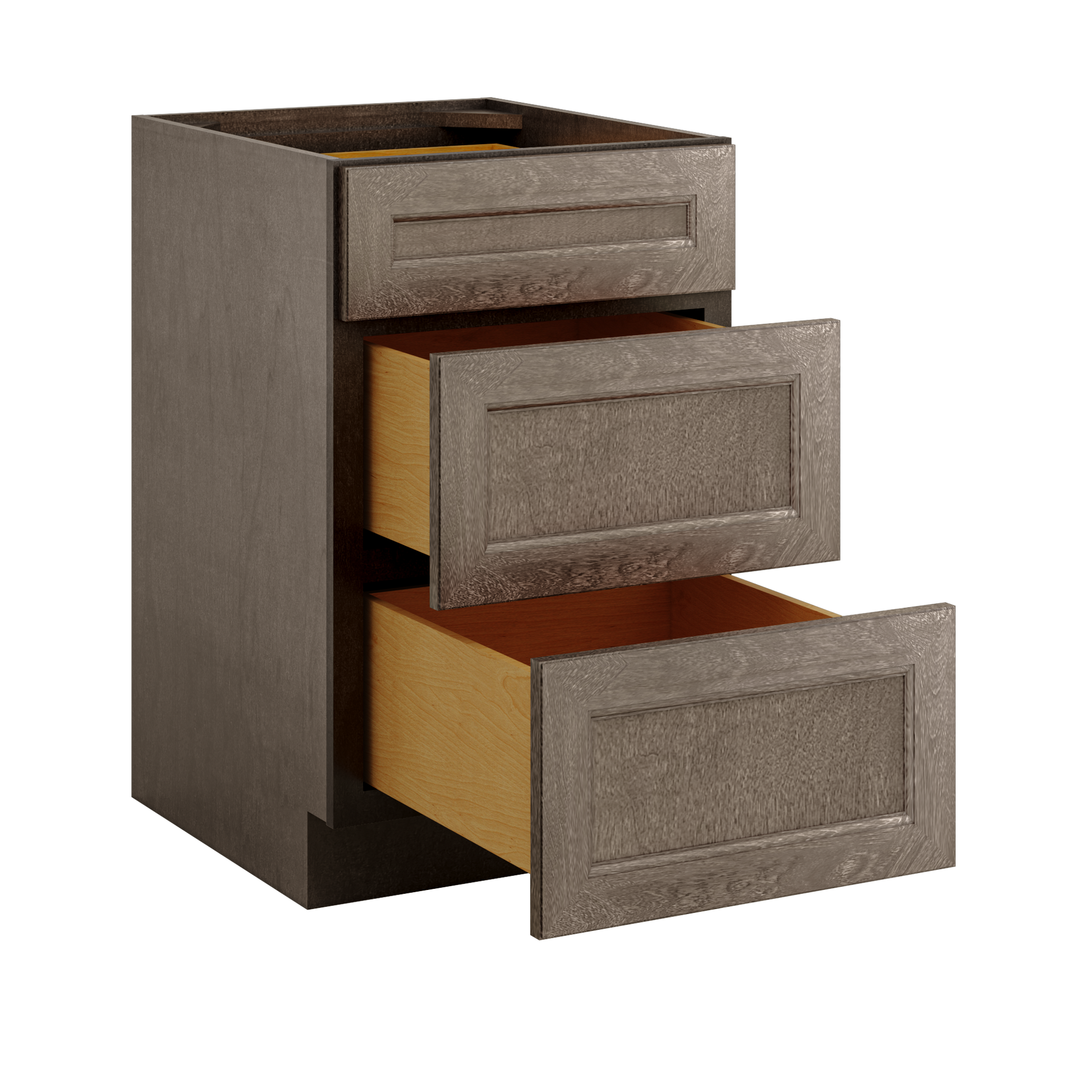 Drawer Base Kitchen Cabinet DB21 Milan Slate 21 in. width 34.5 in. height 24 in. depth - Kitchen Cabinets
