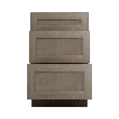 Drawer Base Kitchen Cabinet DB21 Milan Slate 21 in. width 34.5 in. height 24 in. depth - Kitchen Cabinets