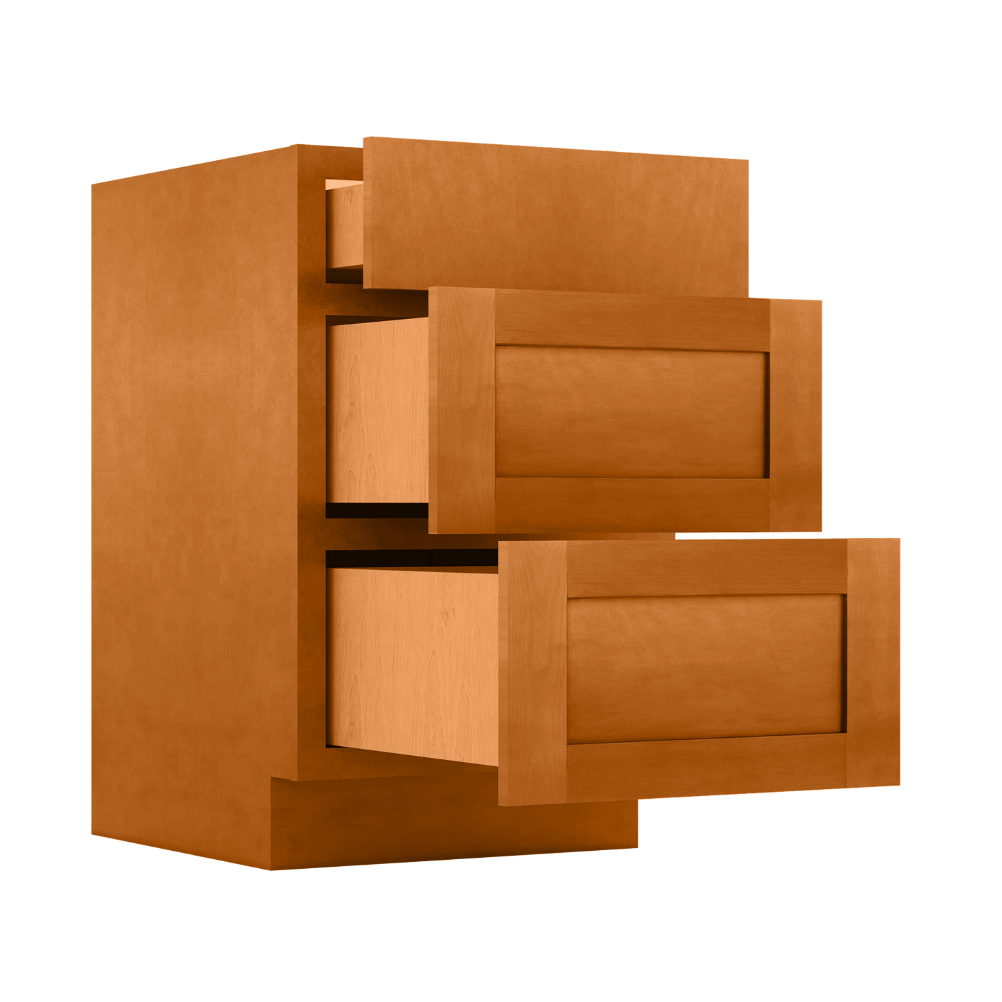 Drawer Base Kitchen Cabinet DB21 Newport LessCare 21 in. width 34.5 in. height 24 in. depth - Kitchen Cabinets