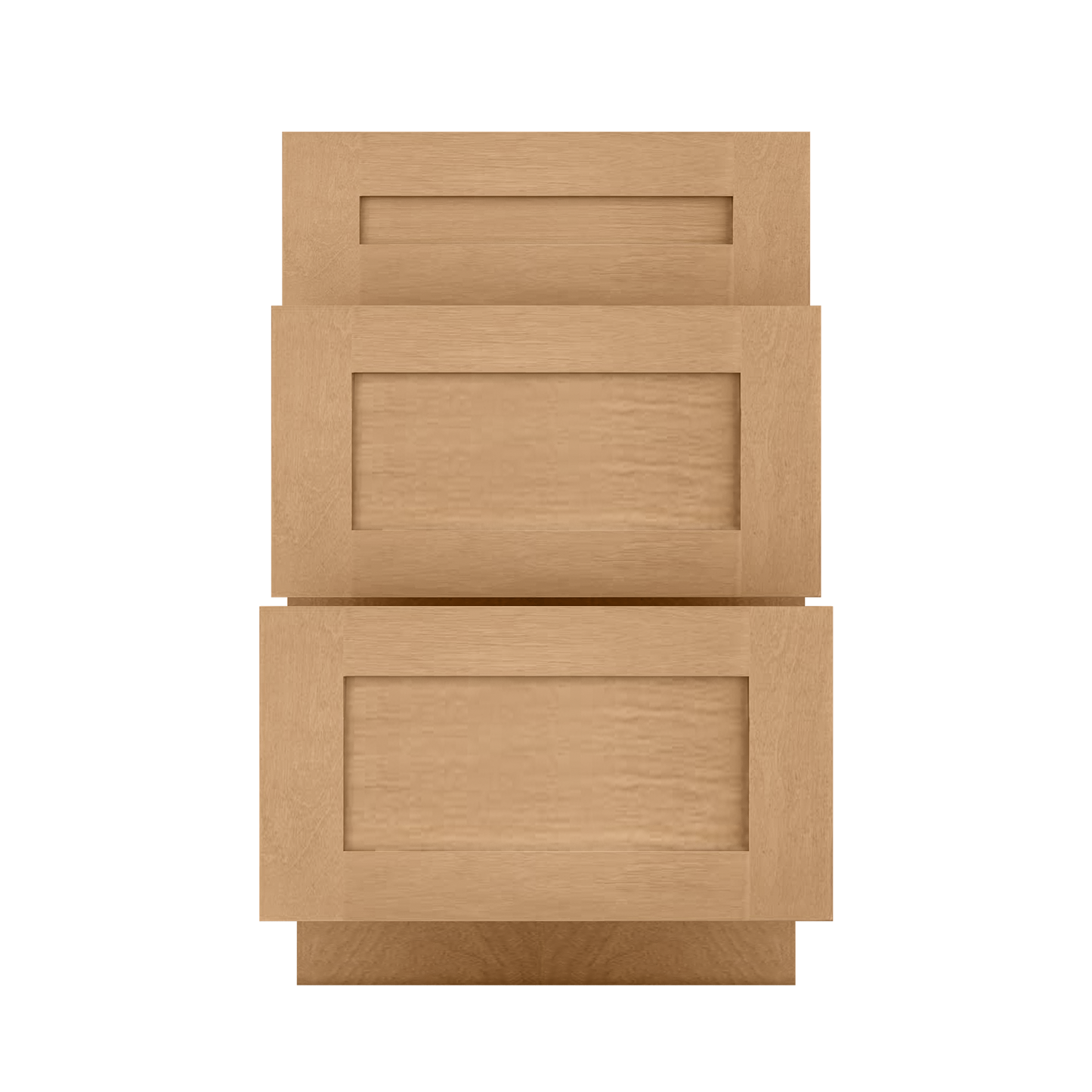 Drawer Base Kitchen Cabinet DB21 Shaker Toffee 21 in. width 34.5 in. height 24 in. depth - Kitchen Cabinets