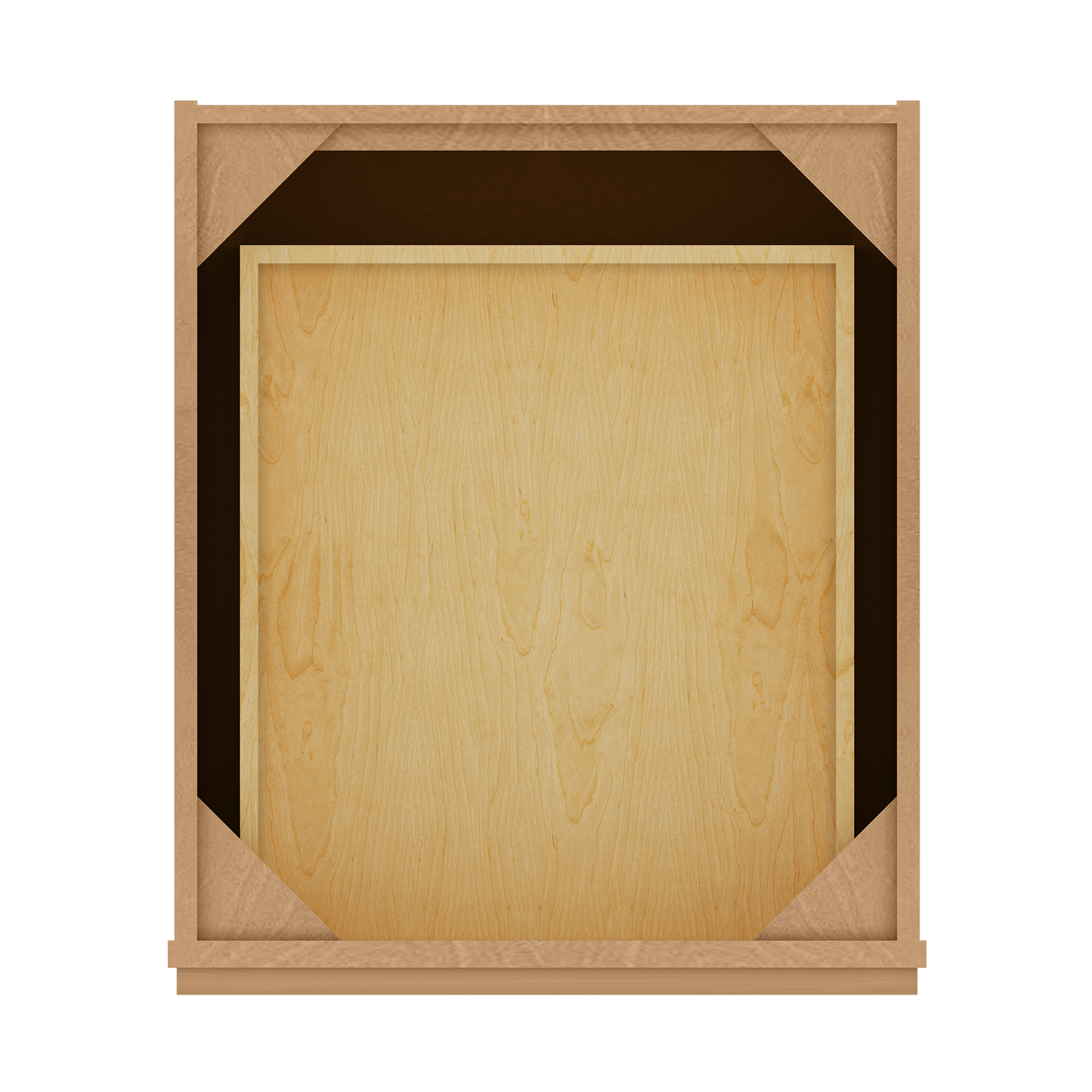 Drawer Base Kitchen Cabinet DB21 Shaker Toffee 21 in. width 34.5 in. height 24 in. depth - Kitchen Cabinets