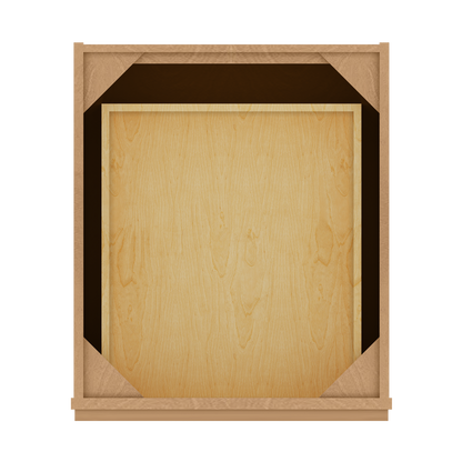 Drawer Base Kitchen Cabinet DB21 Shaker Toffee 21 in. width 34.5 in. height 24 in. depth - Kitchen Cabinets