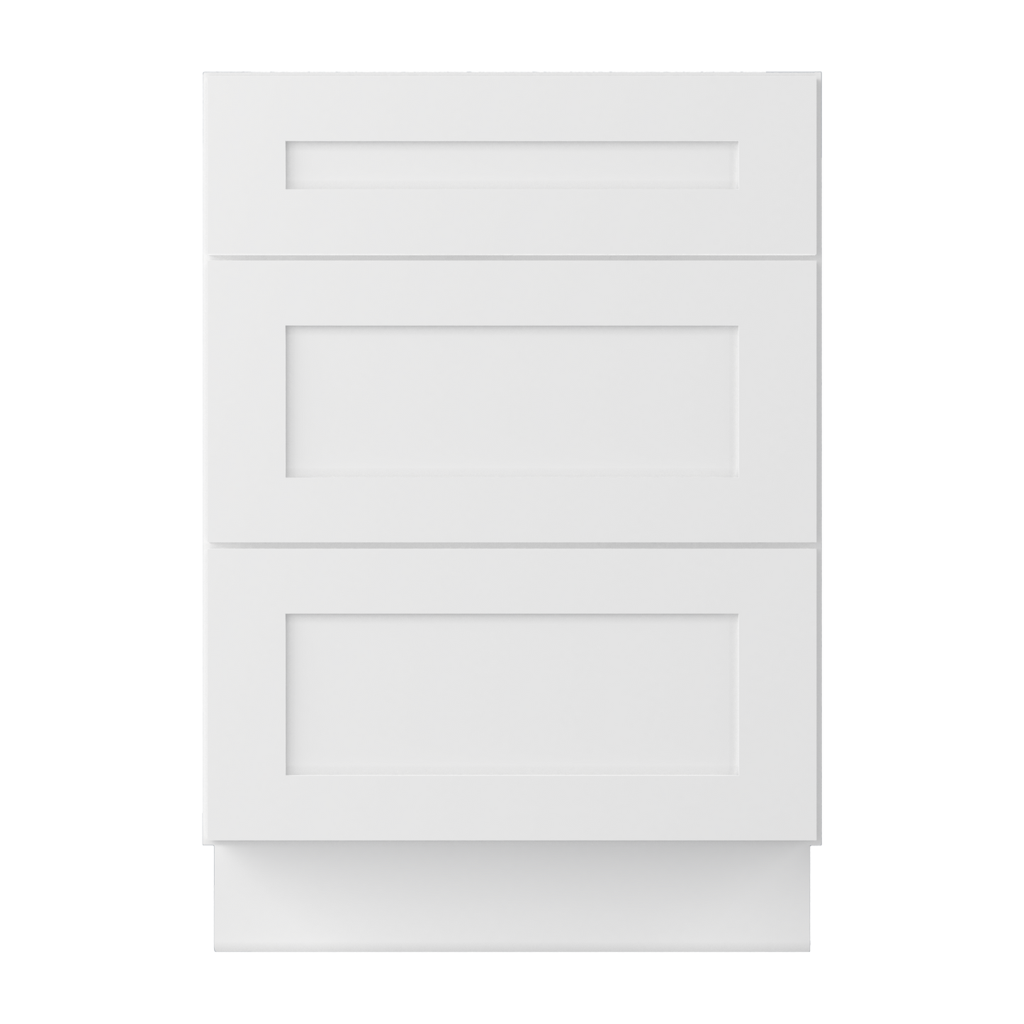 Drawer Base Kitchen Cabinet DB24 Alpina White LessCare 24 in. width 34.5 in. height 24 in. depth - Kitchen Cabinets