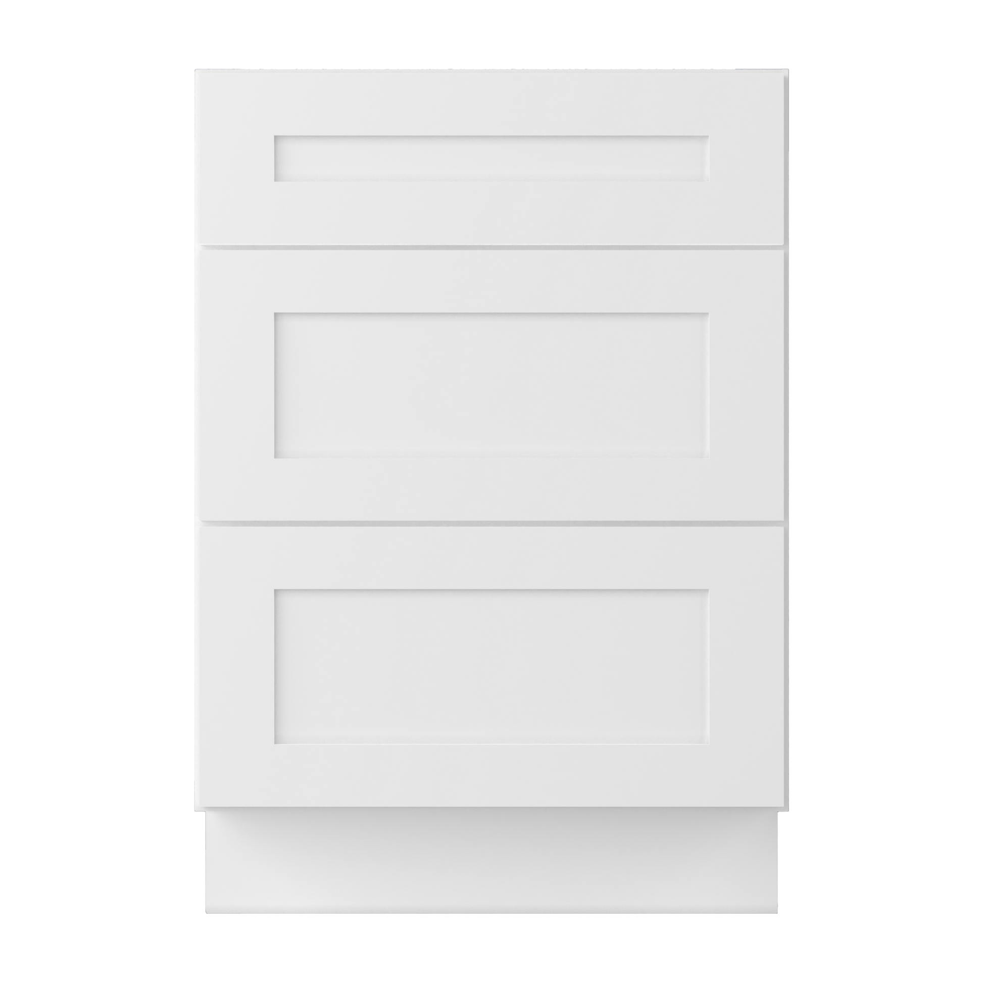 Drawer Base Kitchen Cabinet DB24 Alpina White LessCare 24 in. width 34.5 in. height 24 in. depth - Kitchen Cabinets