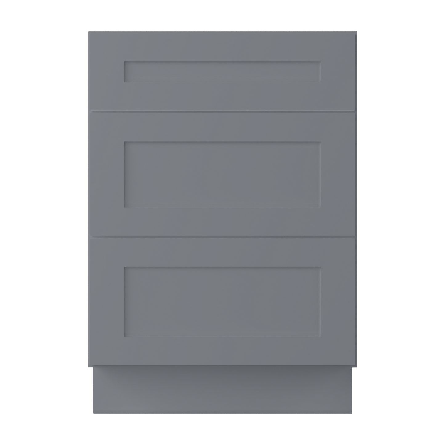 Drawer Base Kitchen Cabinet DB24 Colonial Gray LessCare 24 in. width 34.5 in. height 24 in. depth - Kitchen Cabinets