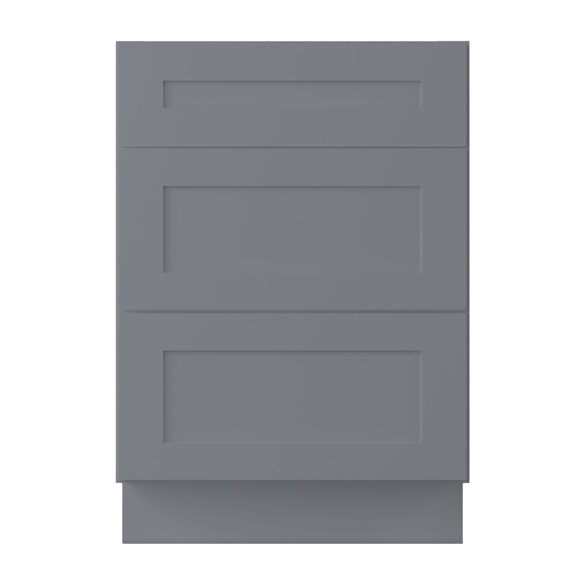 Drawer Base Kitchen Cabinet DB24 Colonial Gray LessCare 24 in. width 34.5 in. height 24 in. depth - Kitchen Cabinets