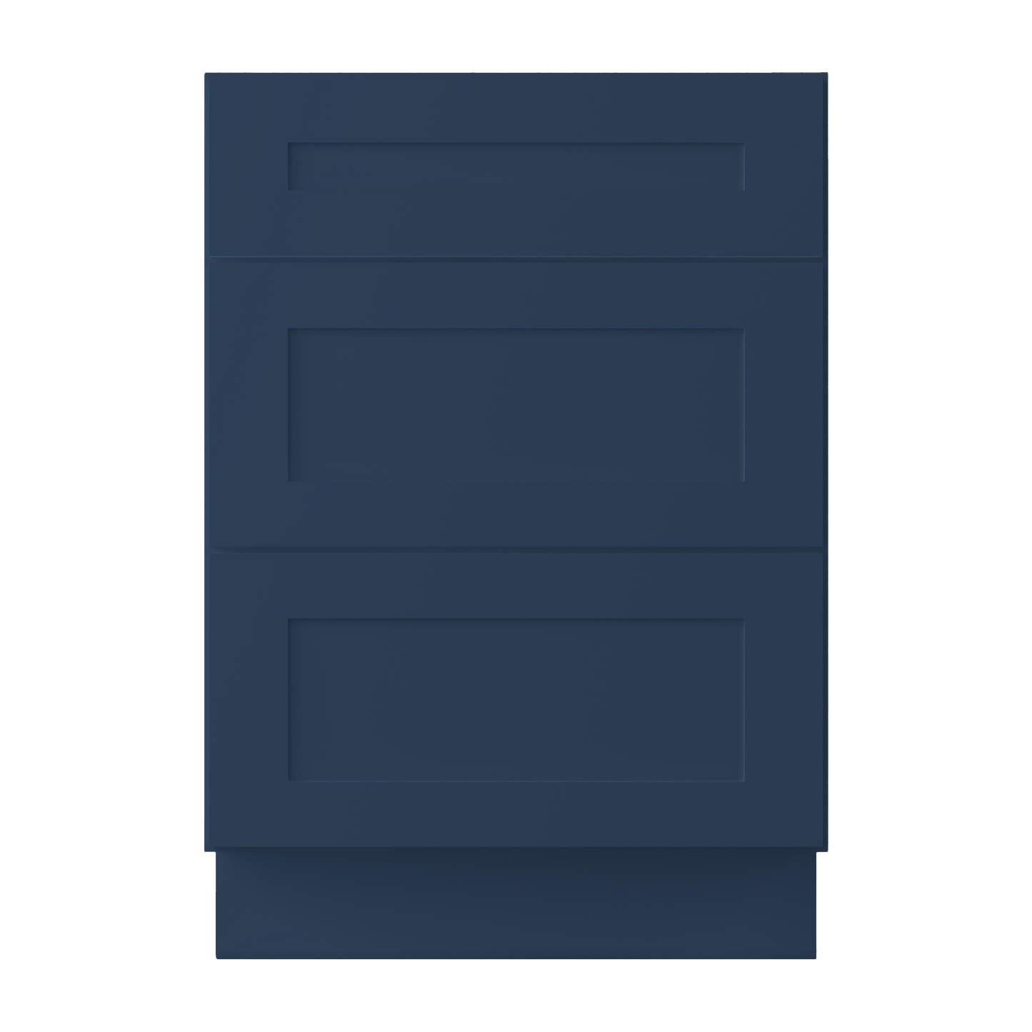 Drawer Base Kitchen Cabinet DB24 Danbury Blue LessCare 24 in. width 34.5 in. height 24 in. depth - Kitchen Cabinets