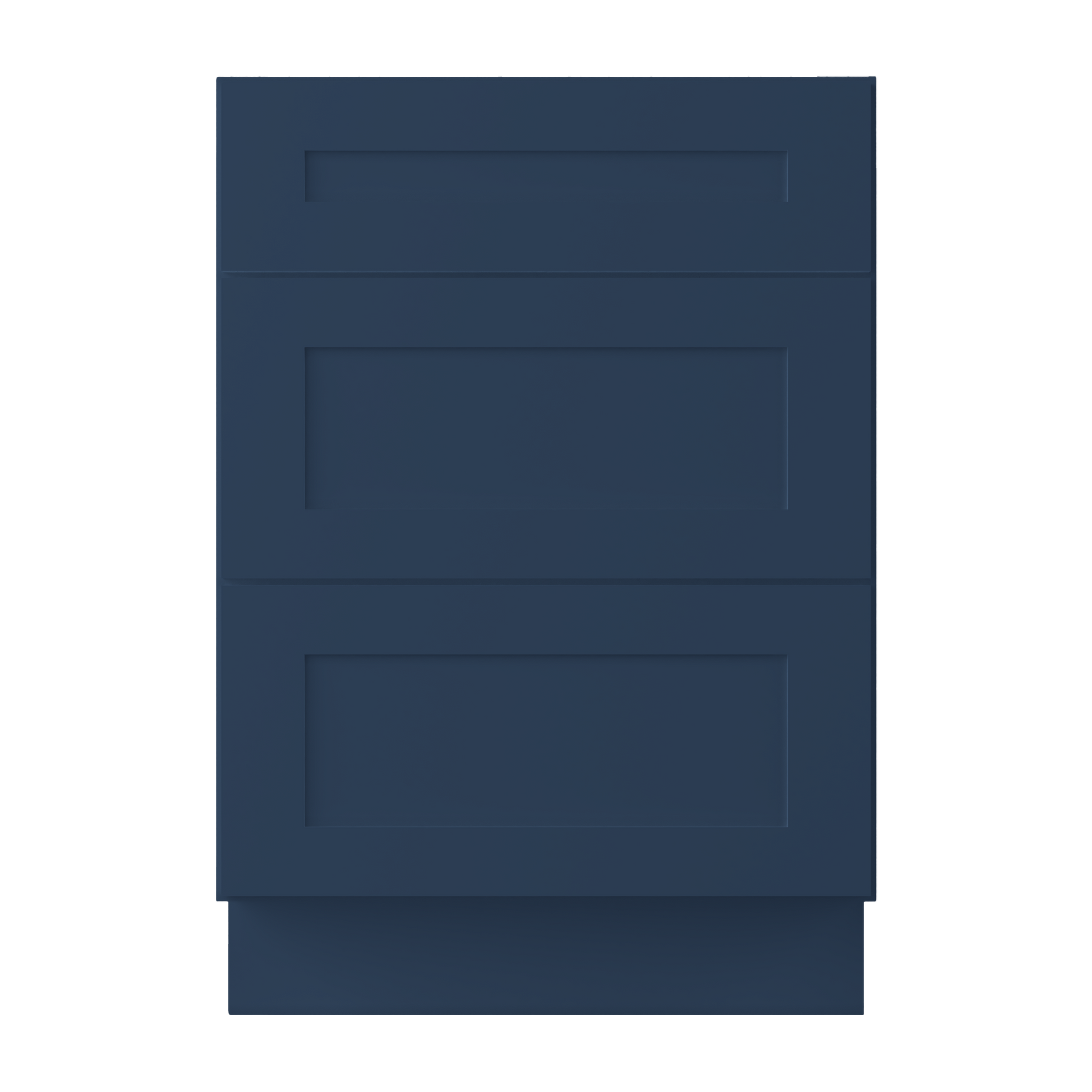 Drawer Base Kitchen Cabinet DB24 Danbury Blue LessCare 24 in. width 34.5 in. height 24 in. depth - Kitchen Cabinets