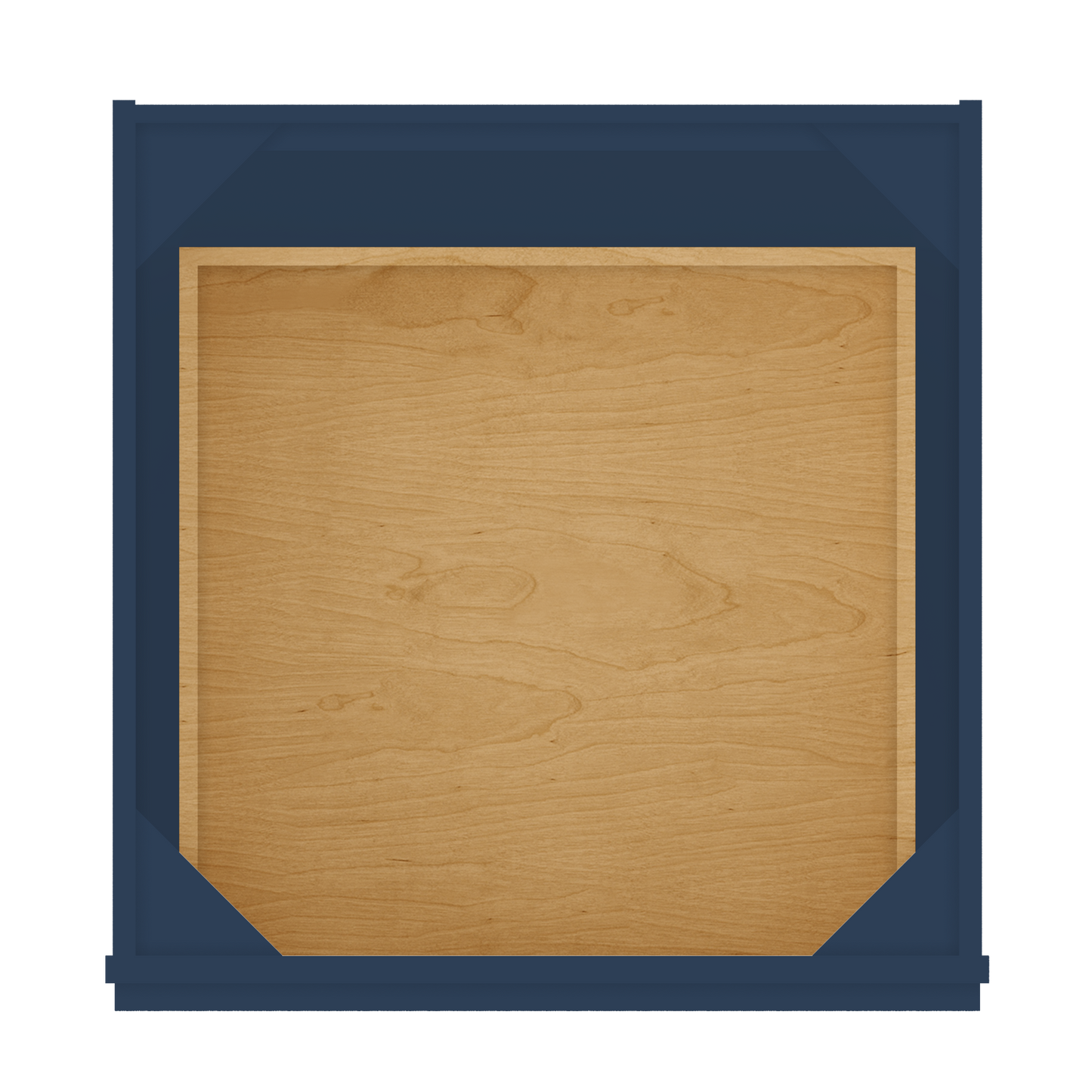 Drawer Base Kitchen Cabinet DB24 Danbury Blue LessCare 24 in. width 34.5 in. height 24 in. depth - Kitchen Cabinets