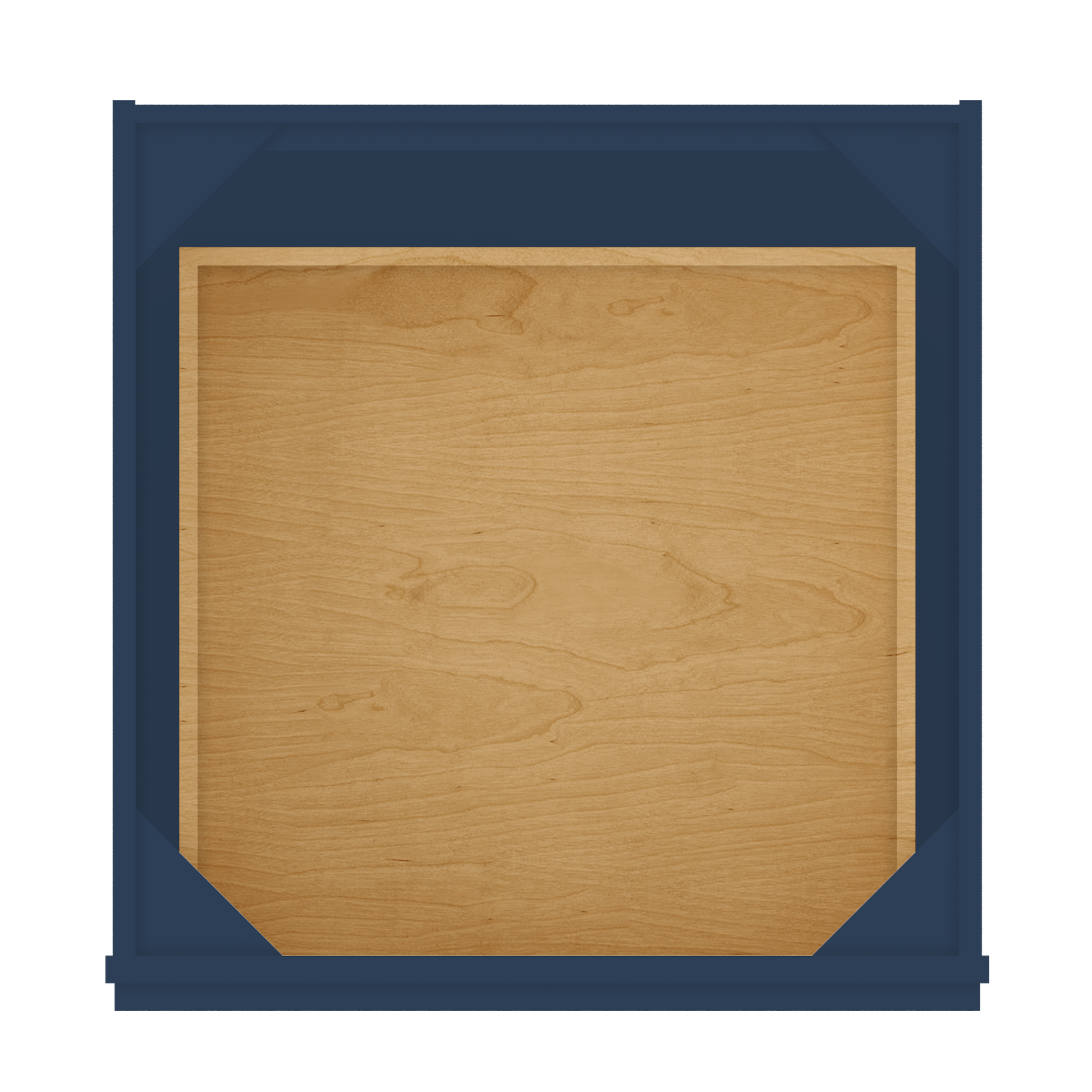 Drawer Base Kitchen Cabinet DB24 Danbury Blue LessCare 24 in. width 34.5 in. height 24 in. depth - Kitchen Cabinets