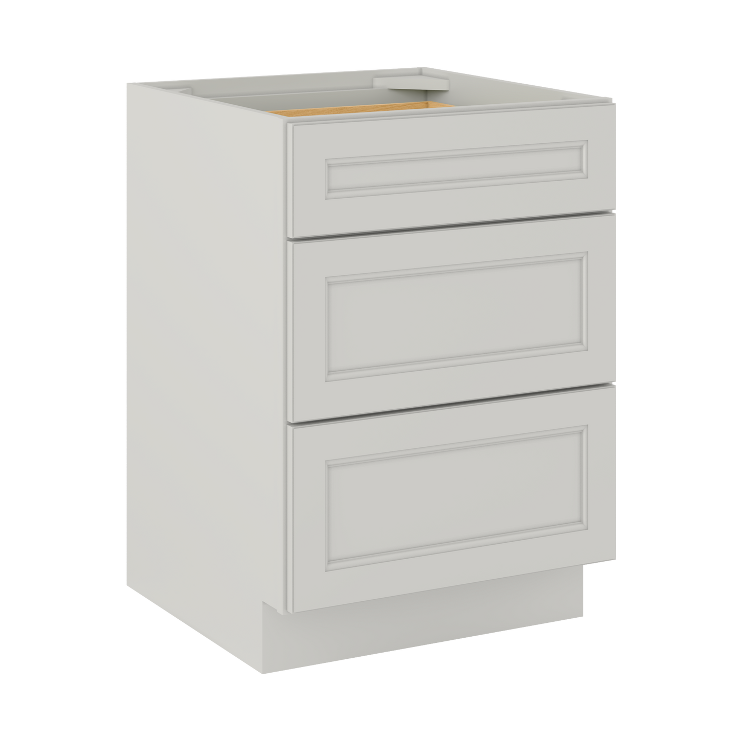 Drawer Base Kitchen Cabinet DB24 Milan Pearl 24 in. width 34.5 in. height 24 in. depth - Kitchen Cabinets