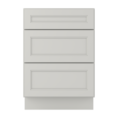 Drawer Base Kitchen Cabinet DB24 Milan Pearl 24 in. width 34.5 in. height 24 in. depth - Kitchen Cabinets
