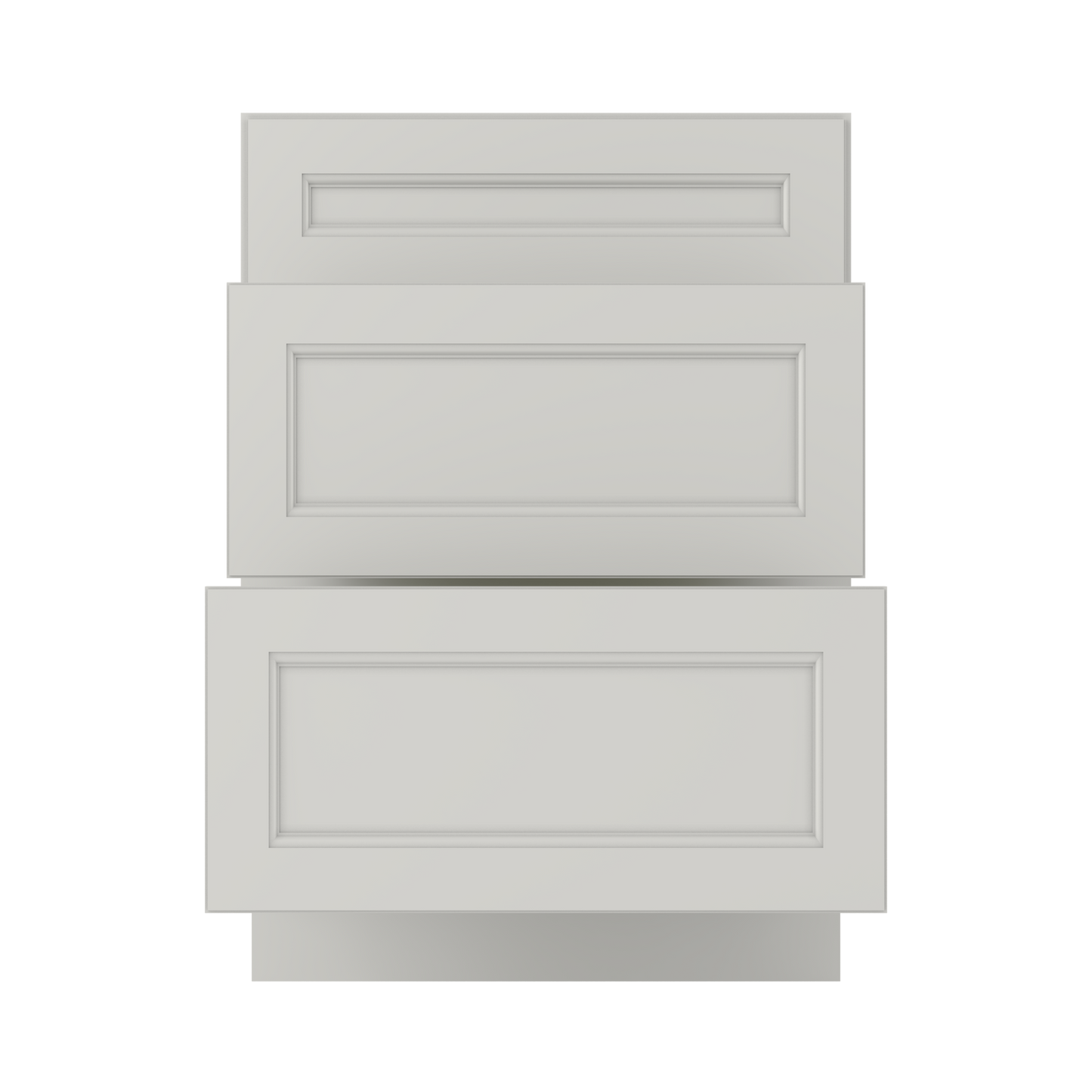 Drawer Base Kitchen Cabinet DB24 Milan Pearl 24 in. width 34.5 in. height 24 in. depth - Kitchen Cabinets