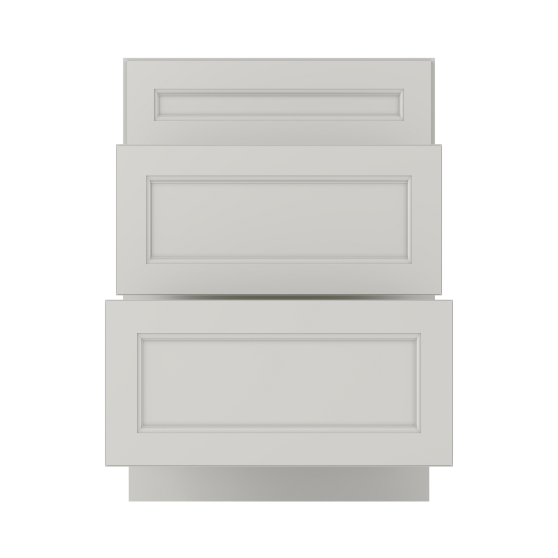 Drawer Base Kitchen Cabinet DB24 Milan Pearl 24 in. width 34.5 in. height 24 in. depth - Kitchen Cabinets