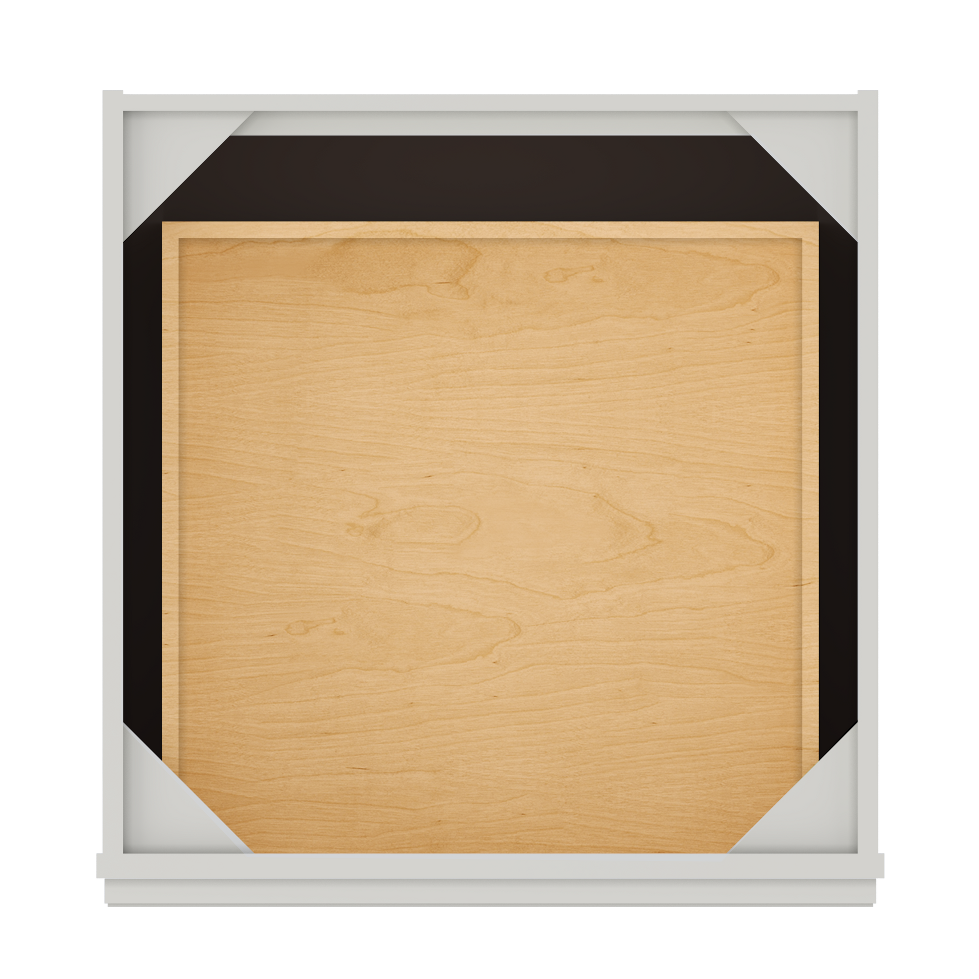Drawer Base Kitchen Cabinet DB24 Milan Pearl 24 in. width 34.5 in. height 24 in. depth - Kitchen Cabinets