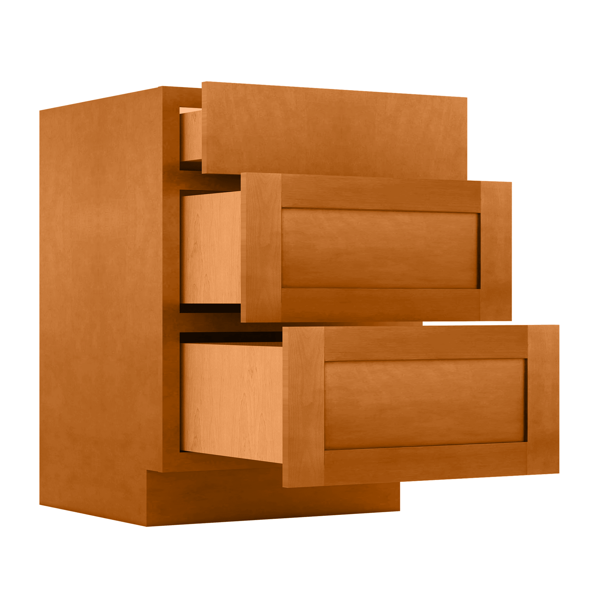 Drawer Base Kitchen Cabinet DB24 Newport LessCare 24 in. width 34.5 in. height 24 in. depth - Kitchen Cabinets