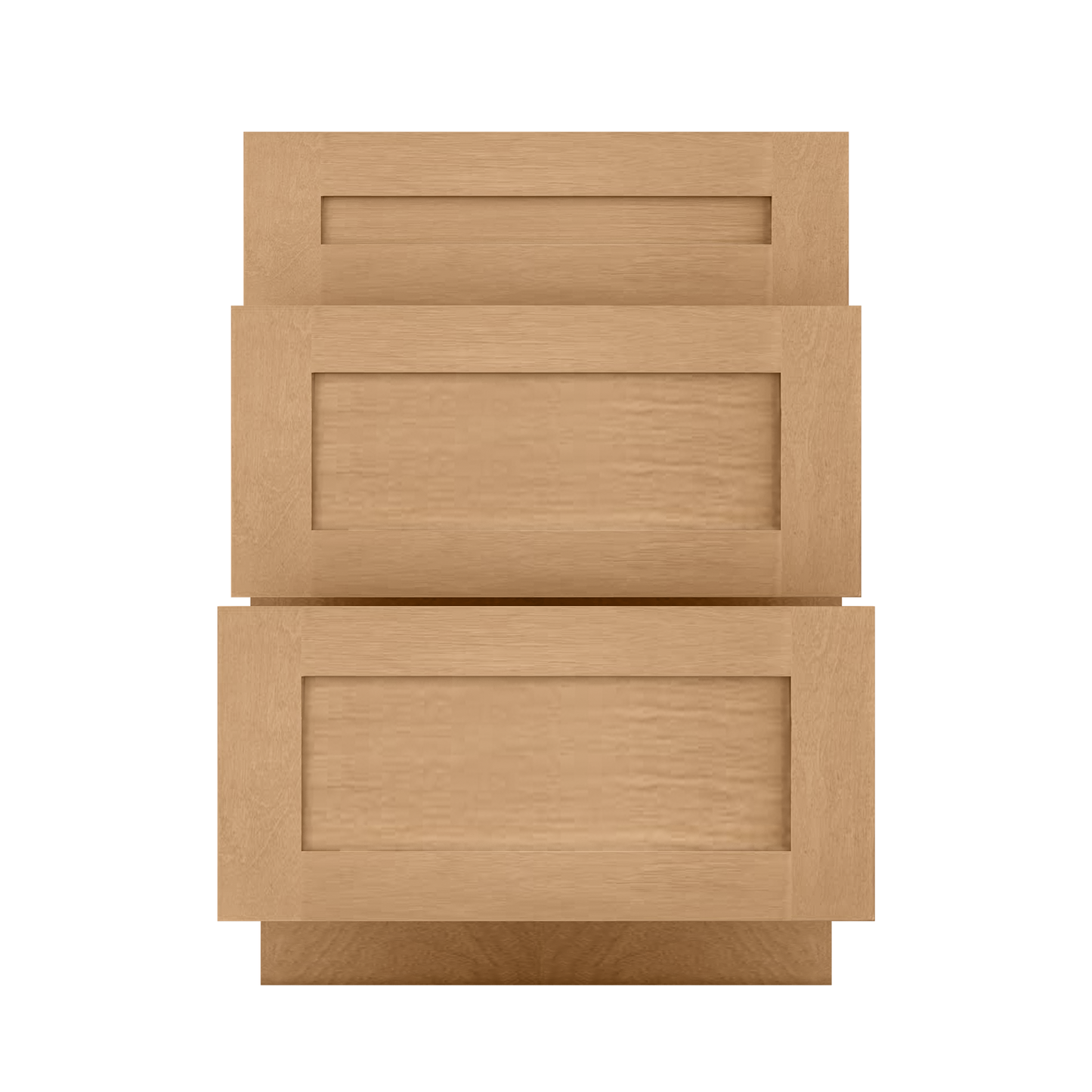 Drawer Base Kitchen Cabinet DB24 Shaker Toffee 24 in. width 34.5 in. height 24 in. depth - Kitchen Cabinets