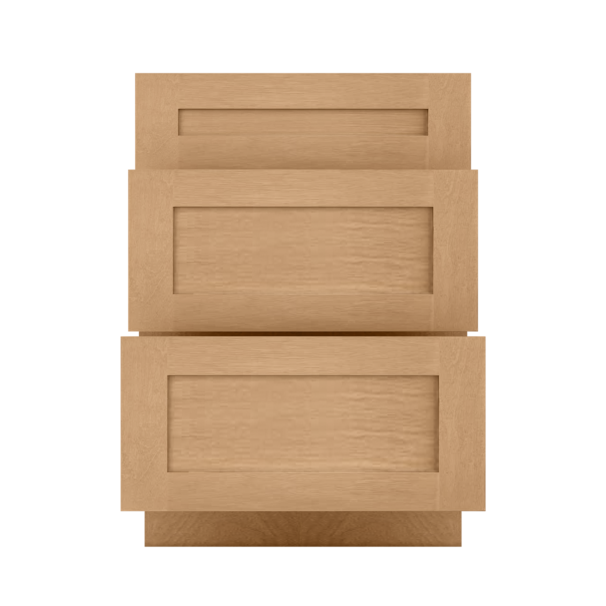 Drawer Base Kitchen Cabinet DB24 Shaker Toffee 24 in. width 34.5 in. height 24 in. depth - Kitchen Cabinets