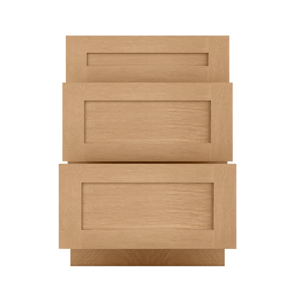 Drawer Base Kitchen Cabinet DB24 Shaker Toffee 24 in. width 34.5 in. height 24 in. depth - Kitchen Cabinets