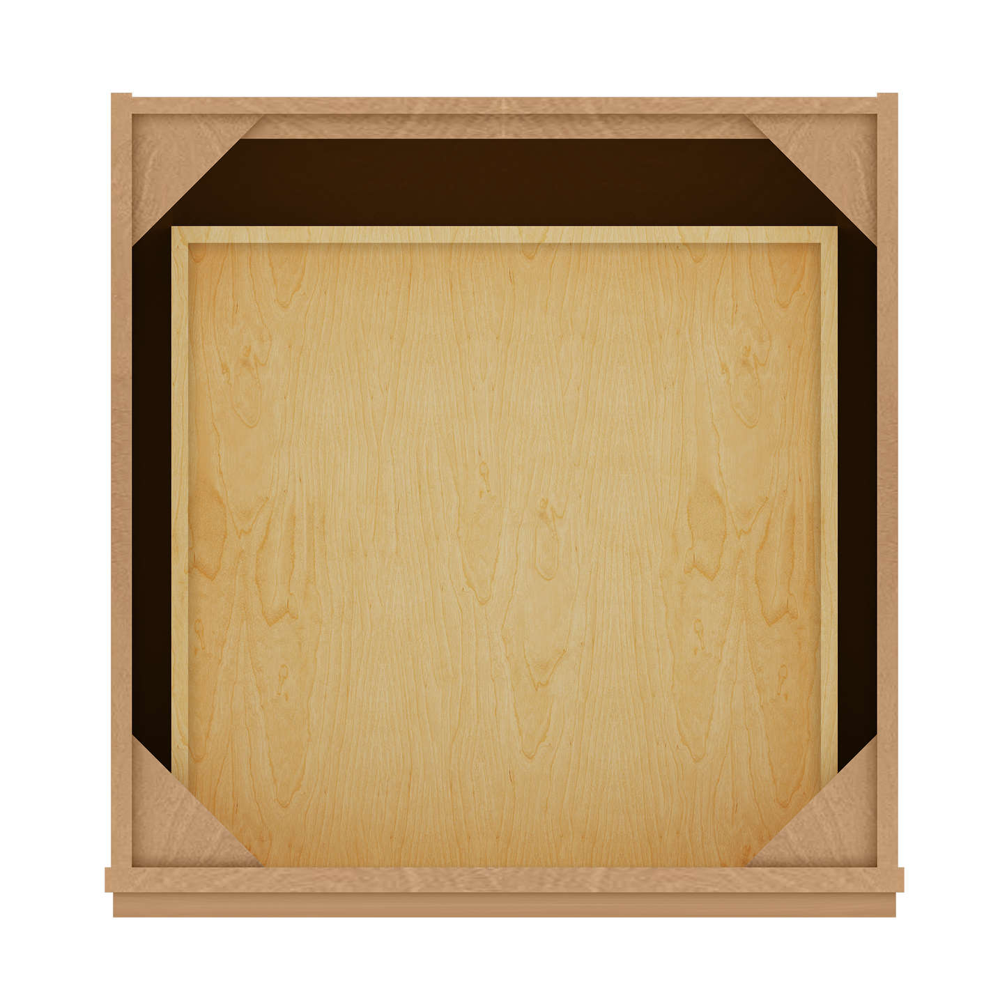 Drawer Base Kitchen Cabinet DB24 Shaker Toffee 24 in. width 34.5 in. height 24 in. depth - Kitchen Cabinets