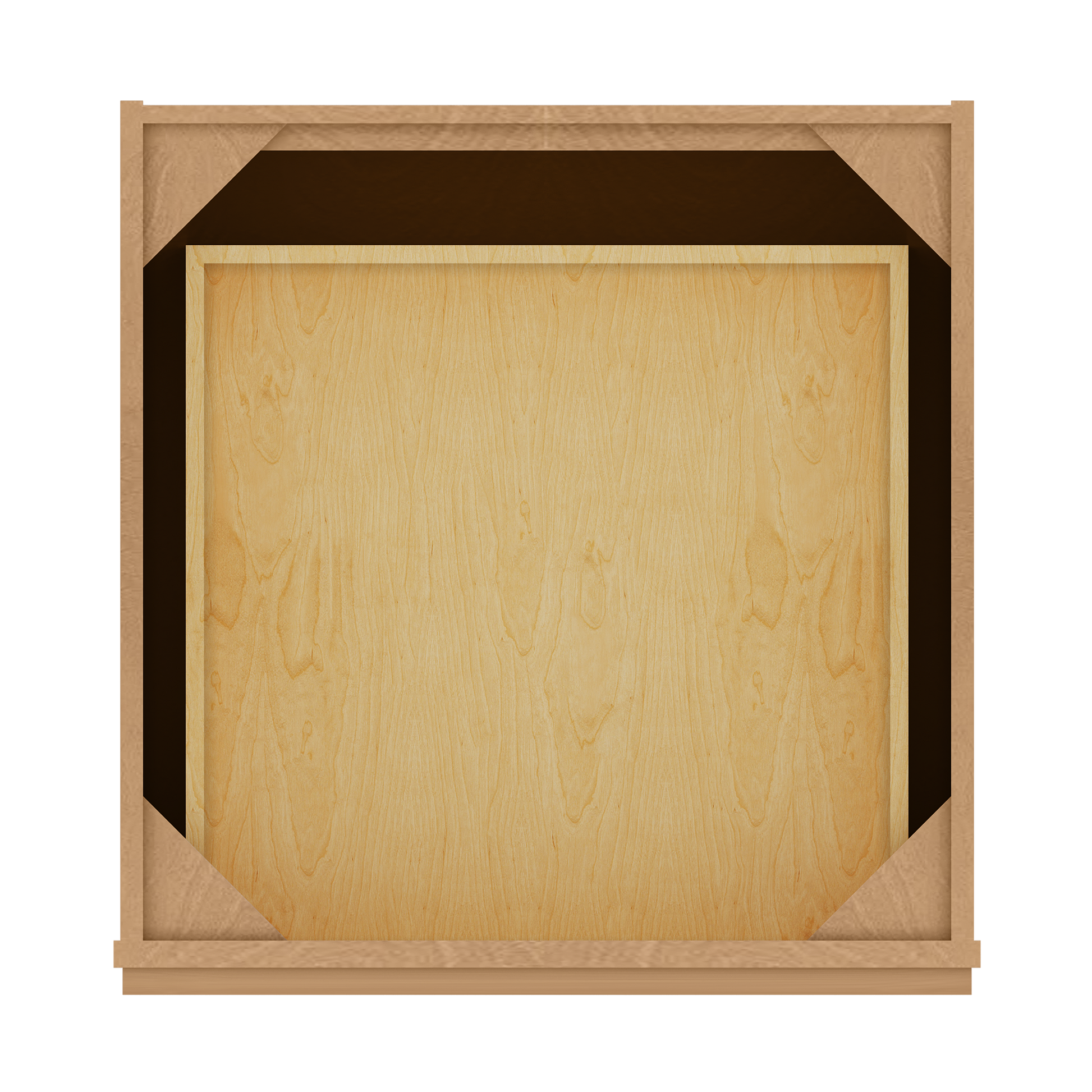 Drawer Base Kitchen Cabinet DB24 Shaker Toffee 24 in. width 34.5 in. height 24 in. depth - Kitchen Cabinets