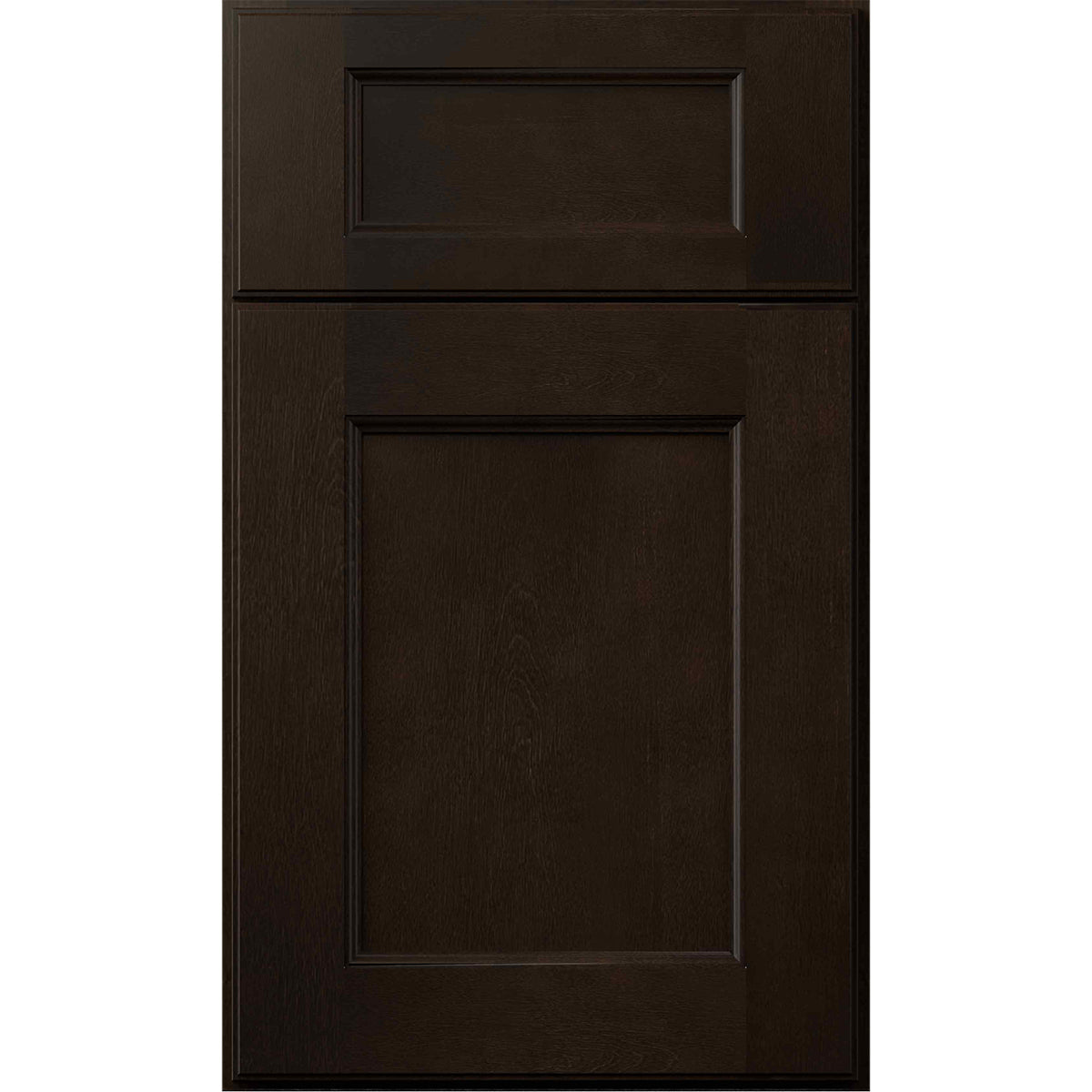 Fabuwood Allure Fusion Kona Recessed Panel Brown Door Sample - Kitchen Cabinets