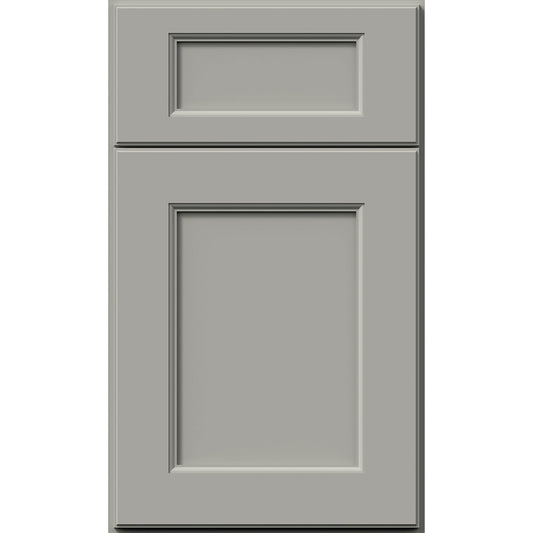 Fabuwood Allure Fusion Nickel Recessed Panel Grey Door Sample - Kitchen Cabinets