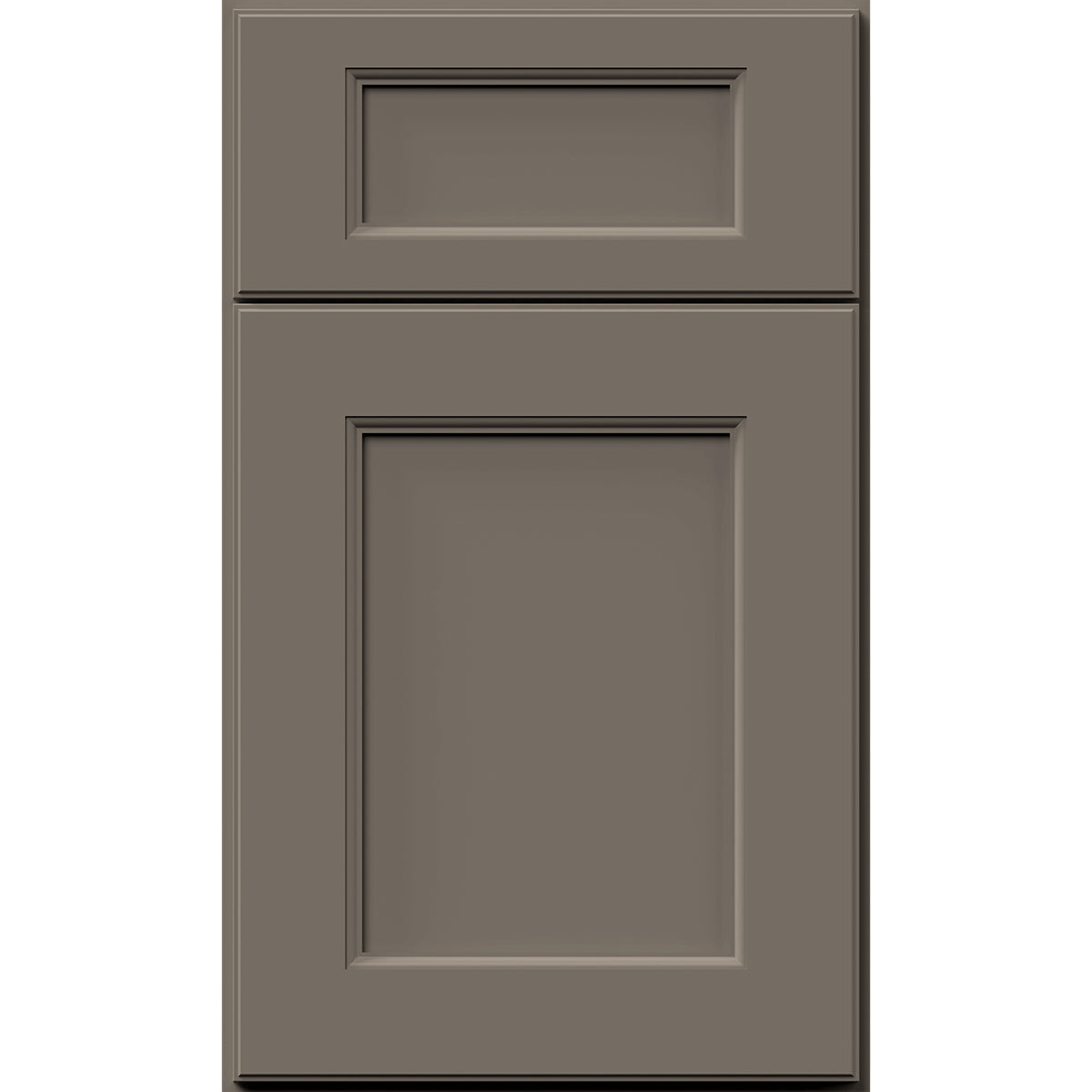 Fabuwood Allure Fusion Stone Recessed Panel Grey Door Sample - Kitchen Cabinets