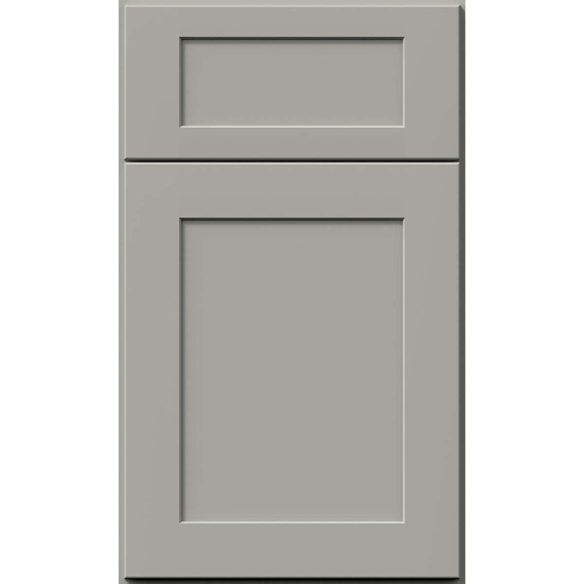 Fabuwood Allure Galaxy Nickel Shaker Grey Door Sample - Kitchen Cabinets