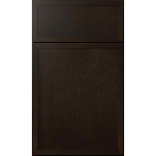 Fabuwood Allure Luna Kona Shaker Brown Door Sample - Kitchen Cabinets