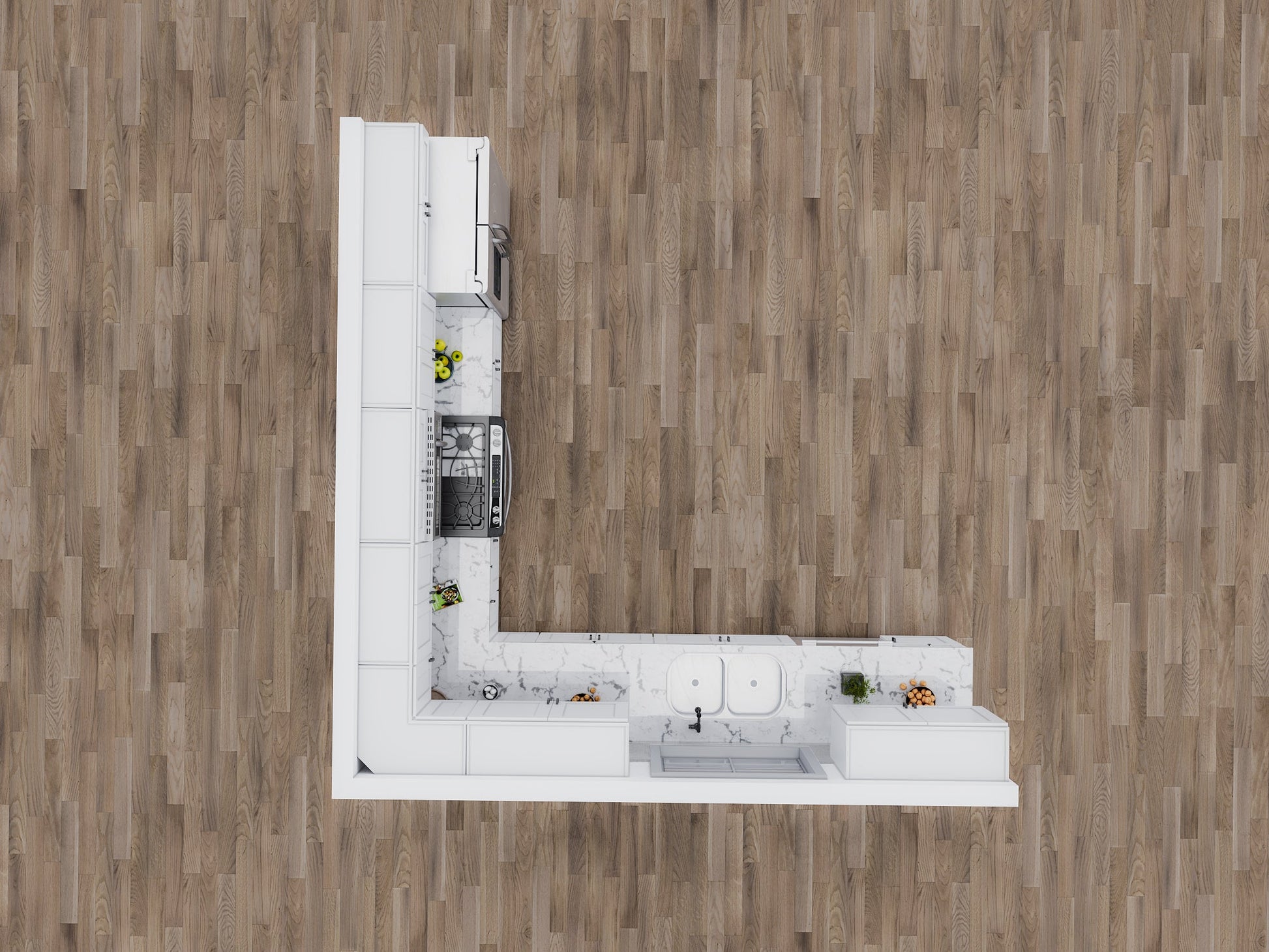 Fabuwood Galaxy Frost 12x12 Kitchen